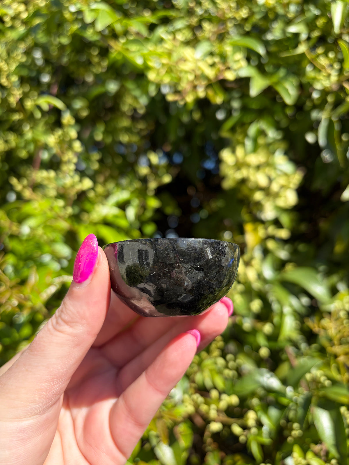 Black Larvikite Mini Bowl A