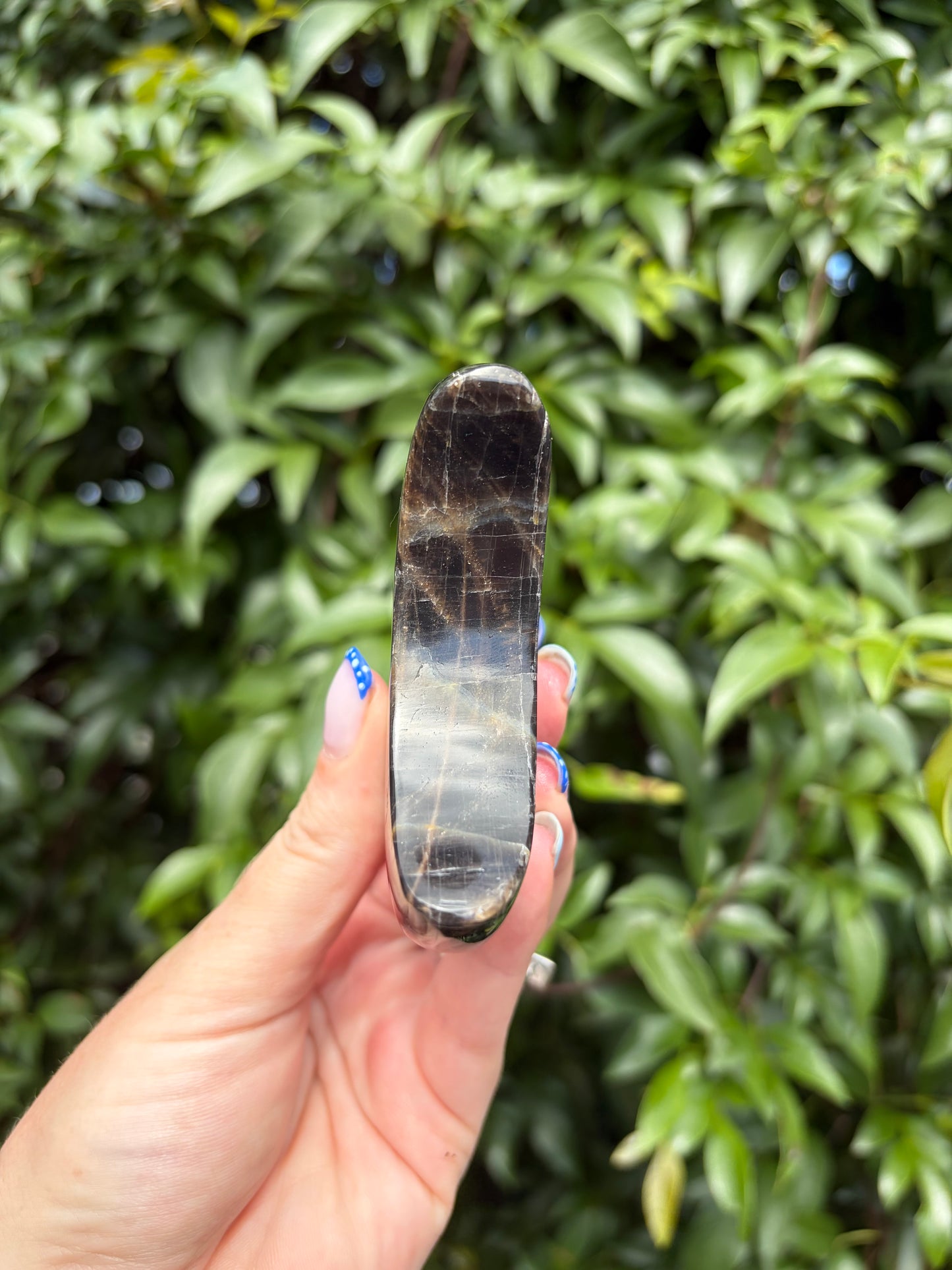 Black Moonstone Self Standing Moon C