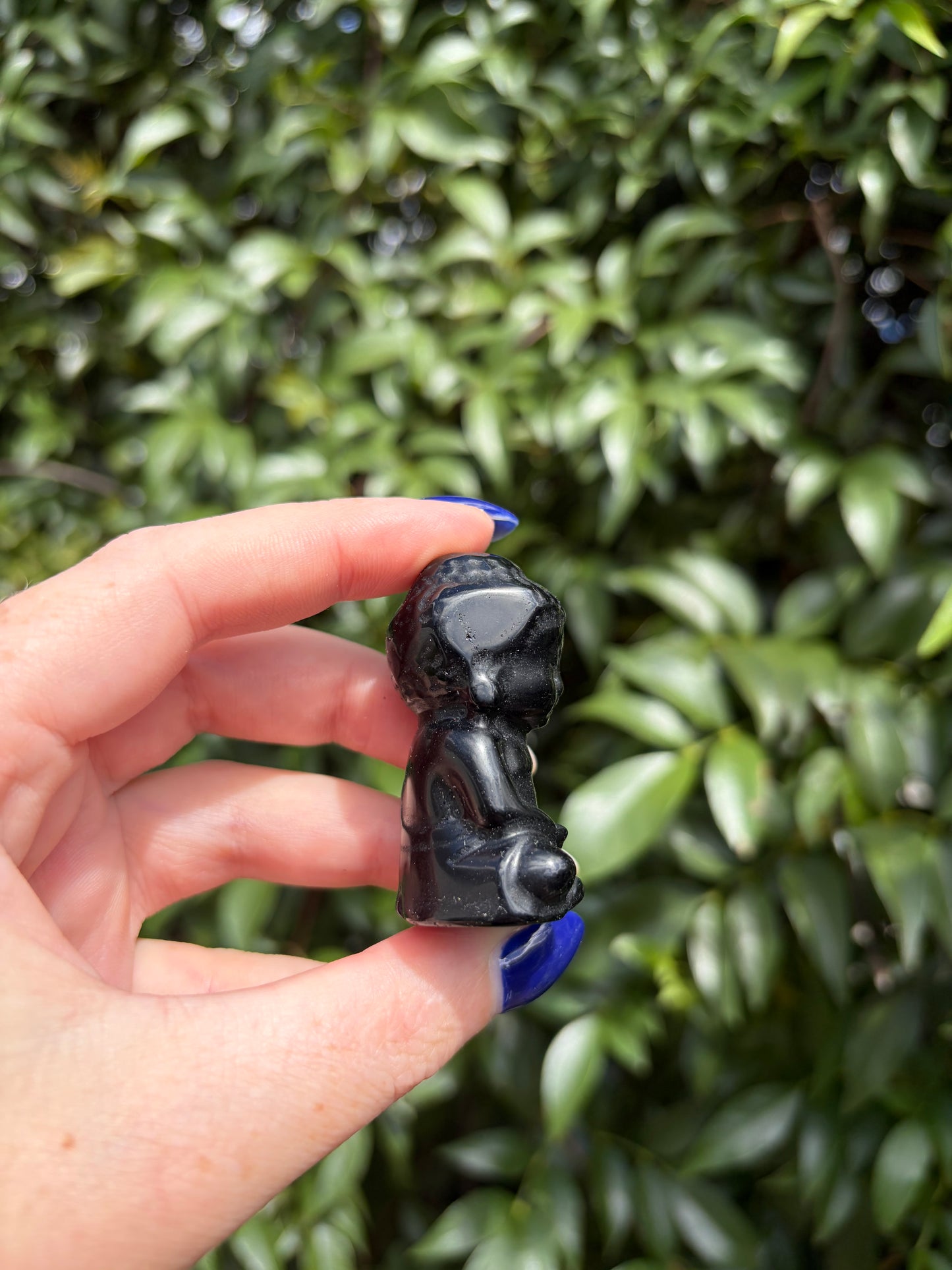 Black Obsidian Buddha