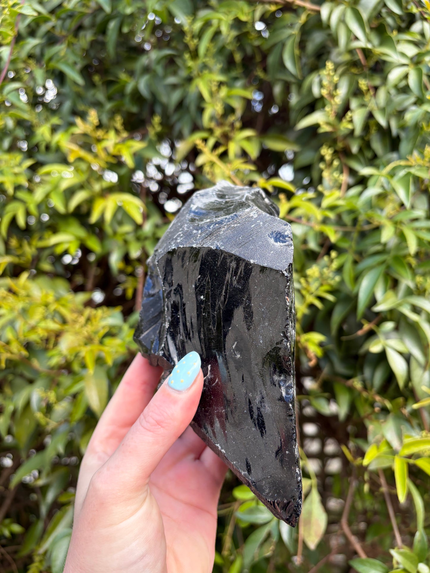 Black Obsidian Rough Piece A 1.1kgs