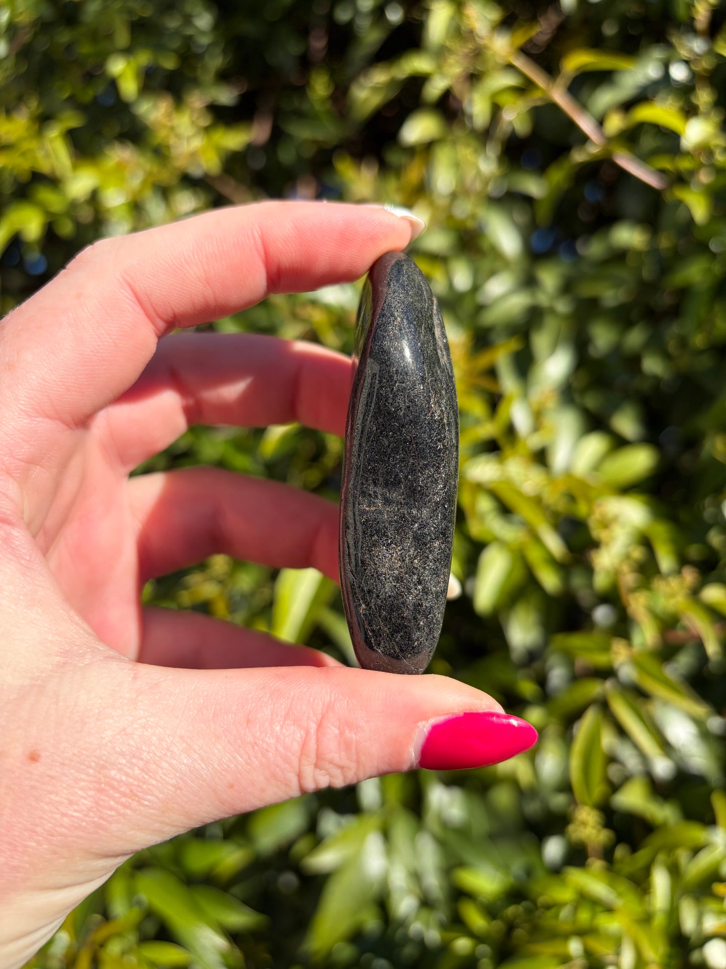 Black Tourmaline Large Tumbled Stone D
