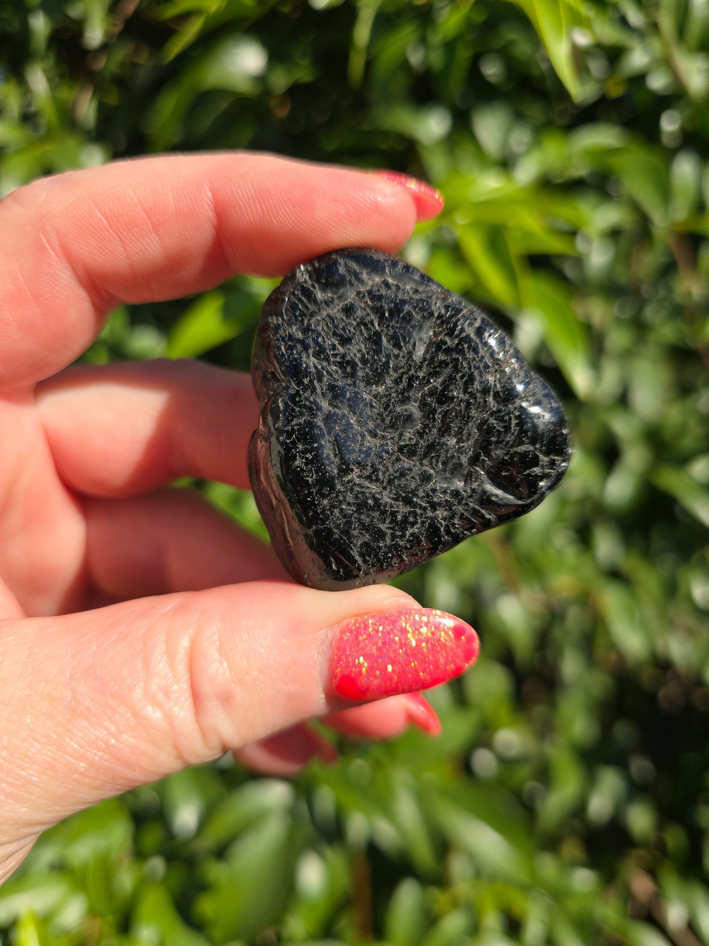 Black Tourmaline Large Tumbled Stone