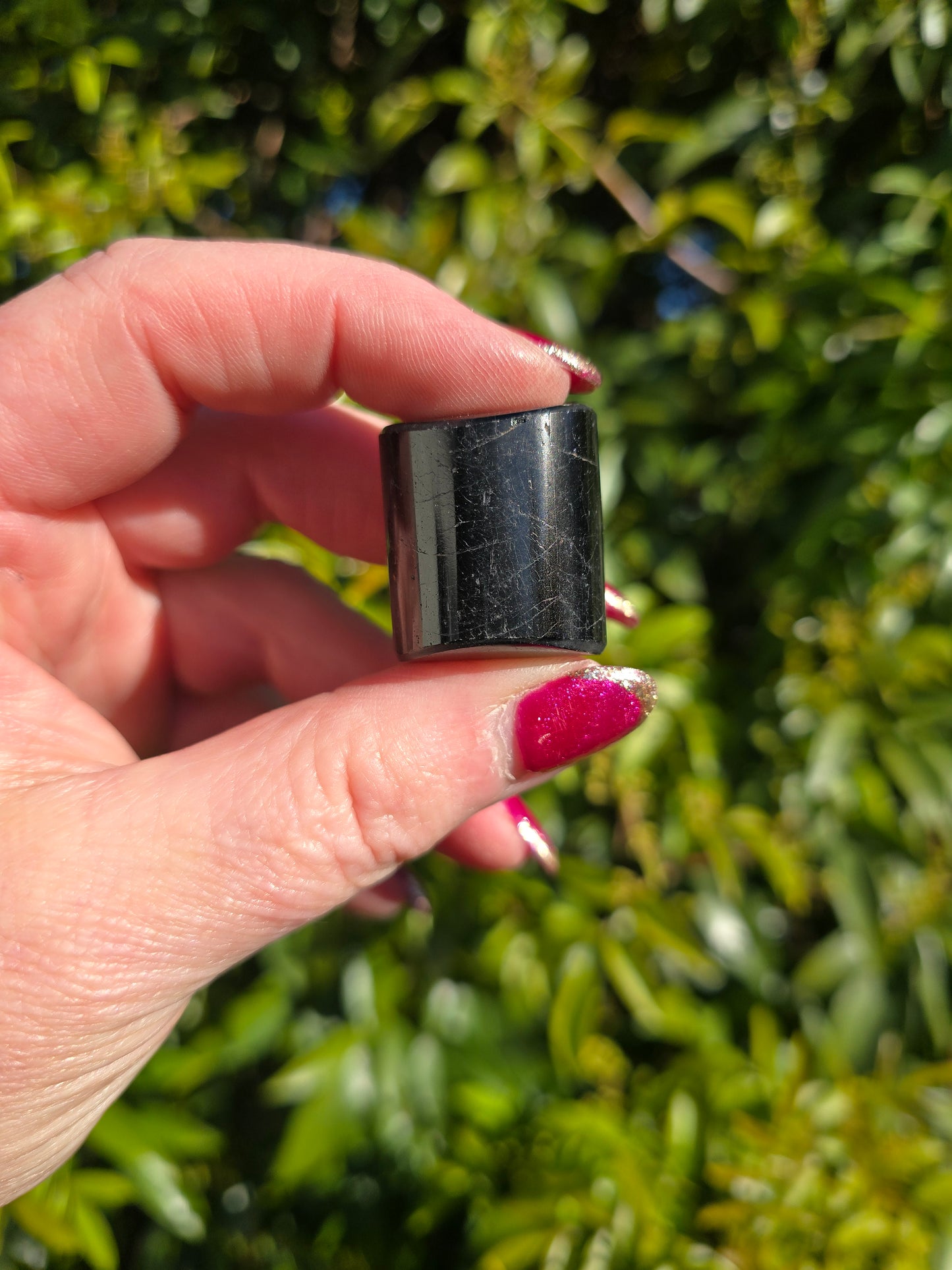 Black Tourmaline Tumbled Stone Large