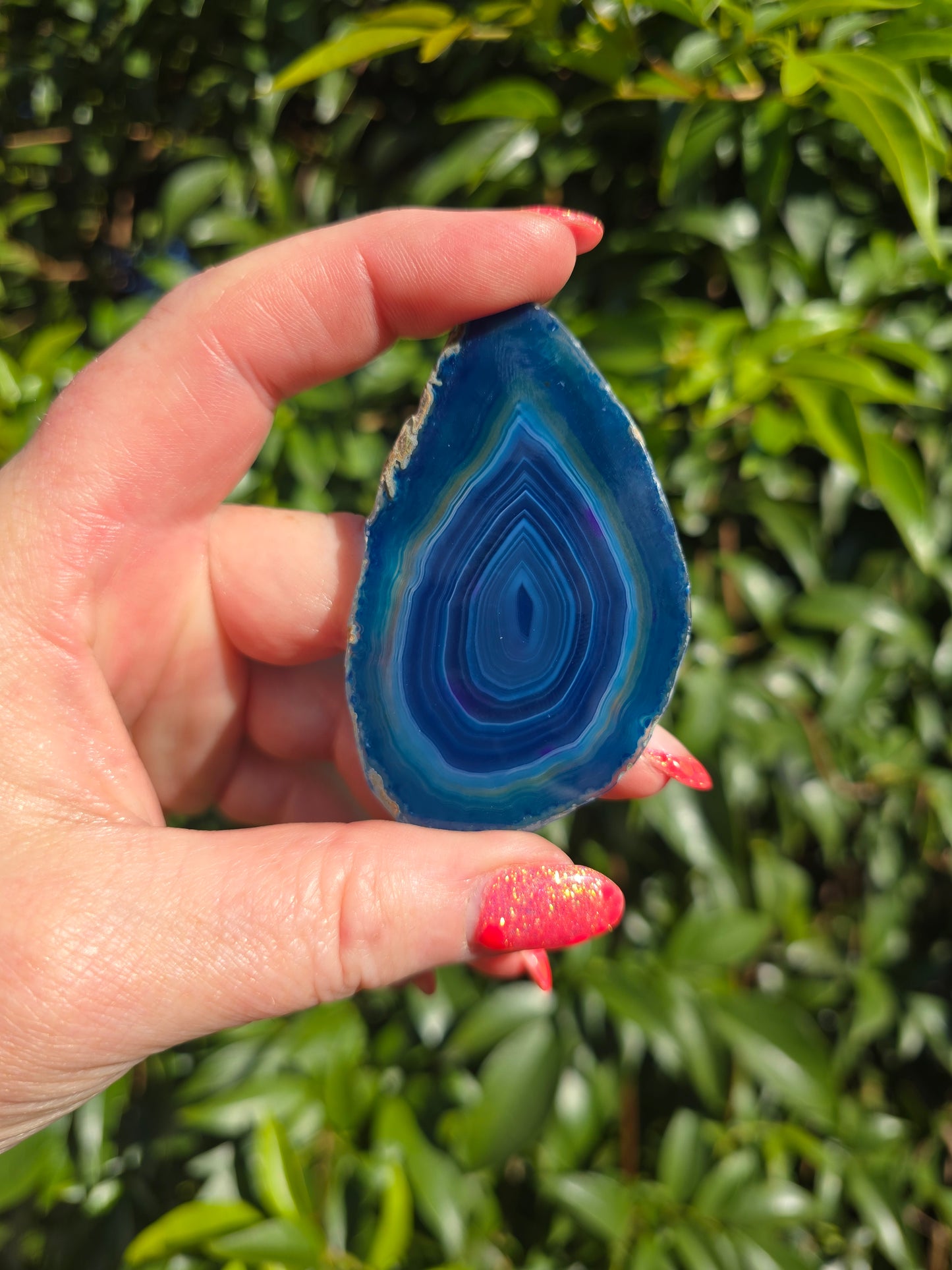 Agate Slice | Blue Medium