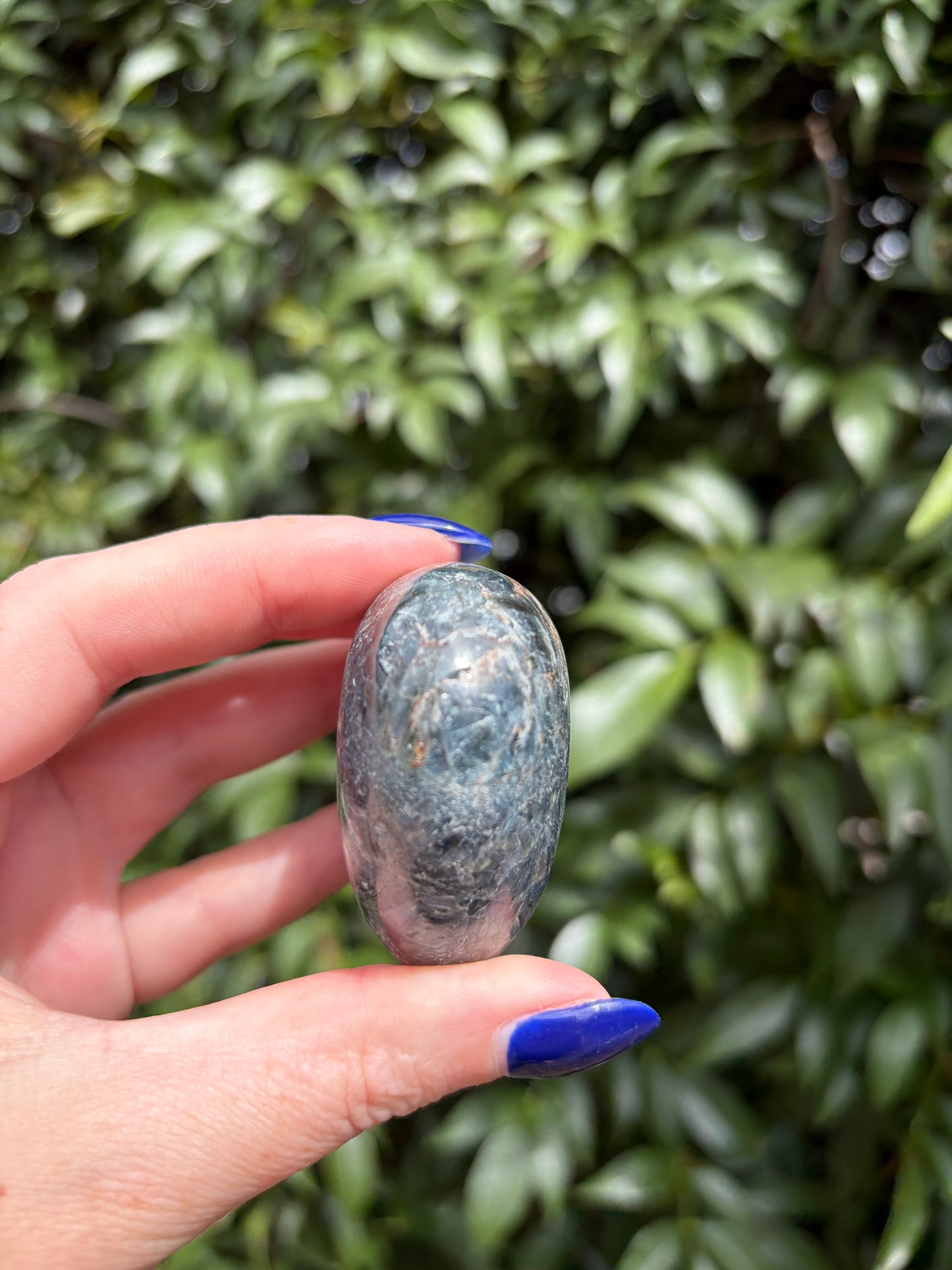 Blue Kyanite & Quartz Heart A