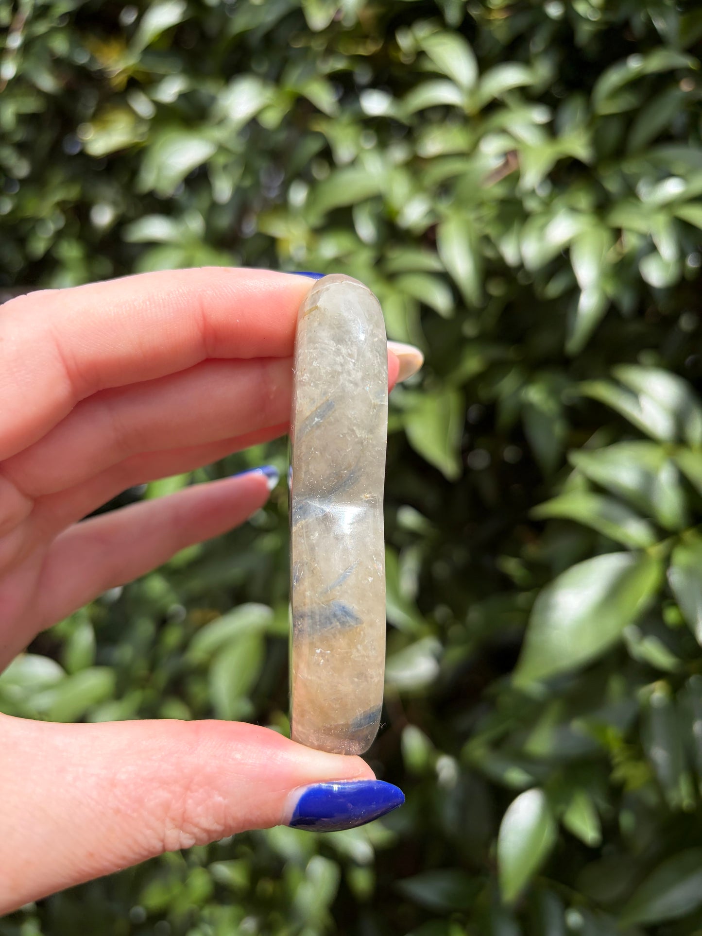 Blue Kyanite & Quartz Mermaid Tail D
