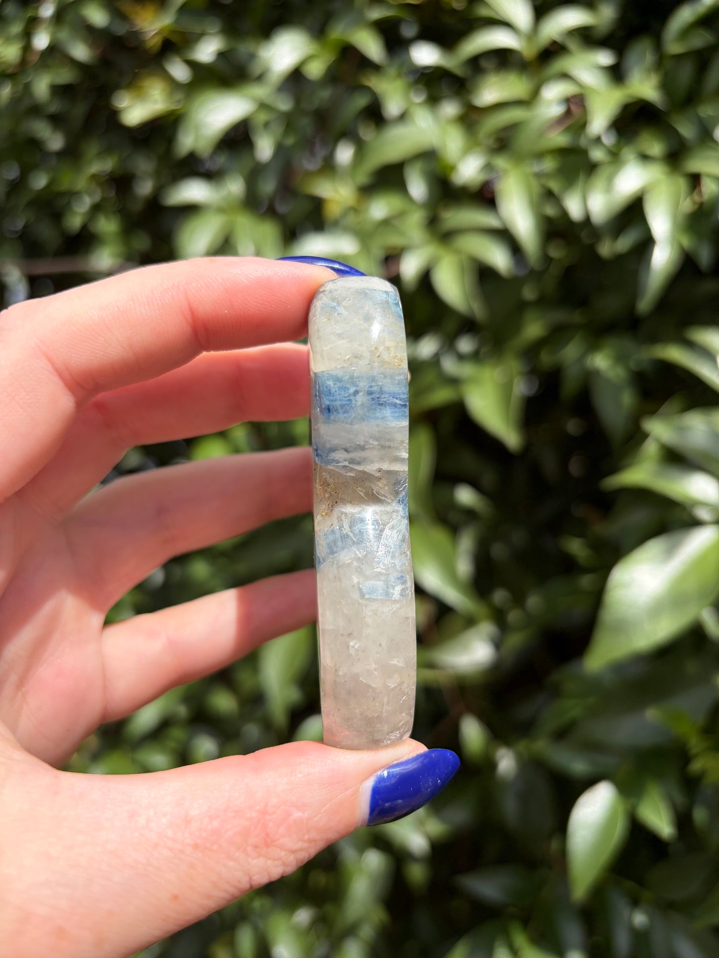 Blue Kyanite & Quartz Mermaid Tail E