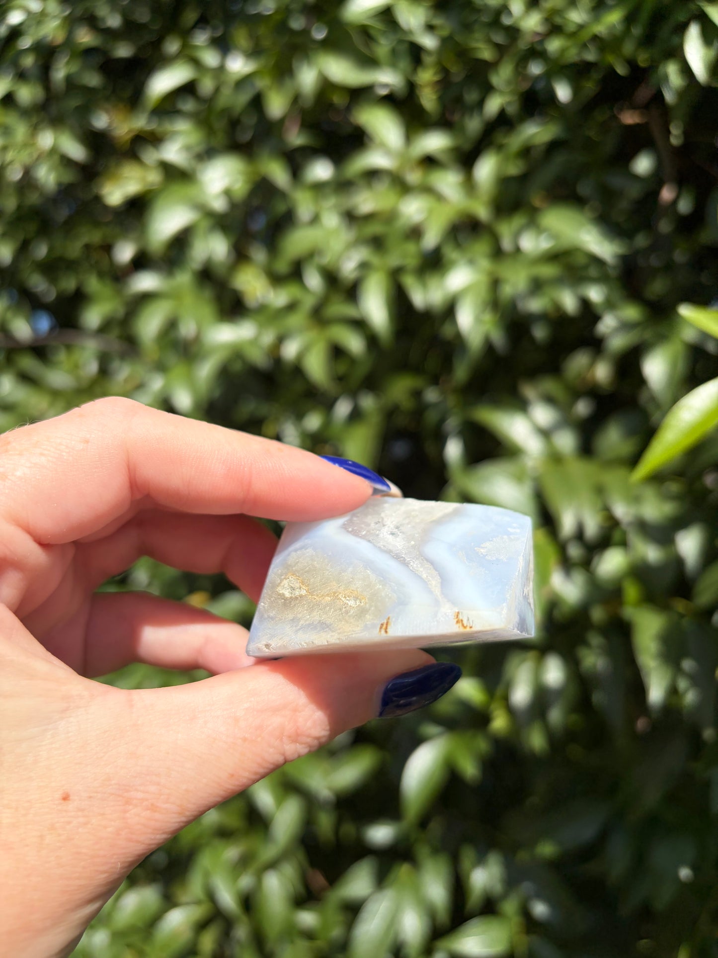 Blue Lace Agate Piece A