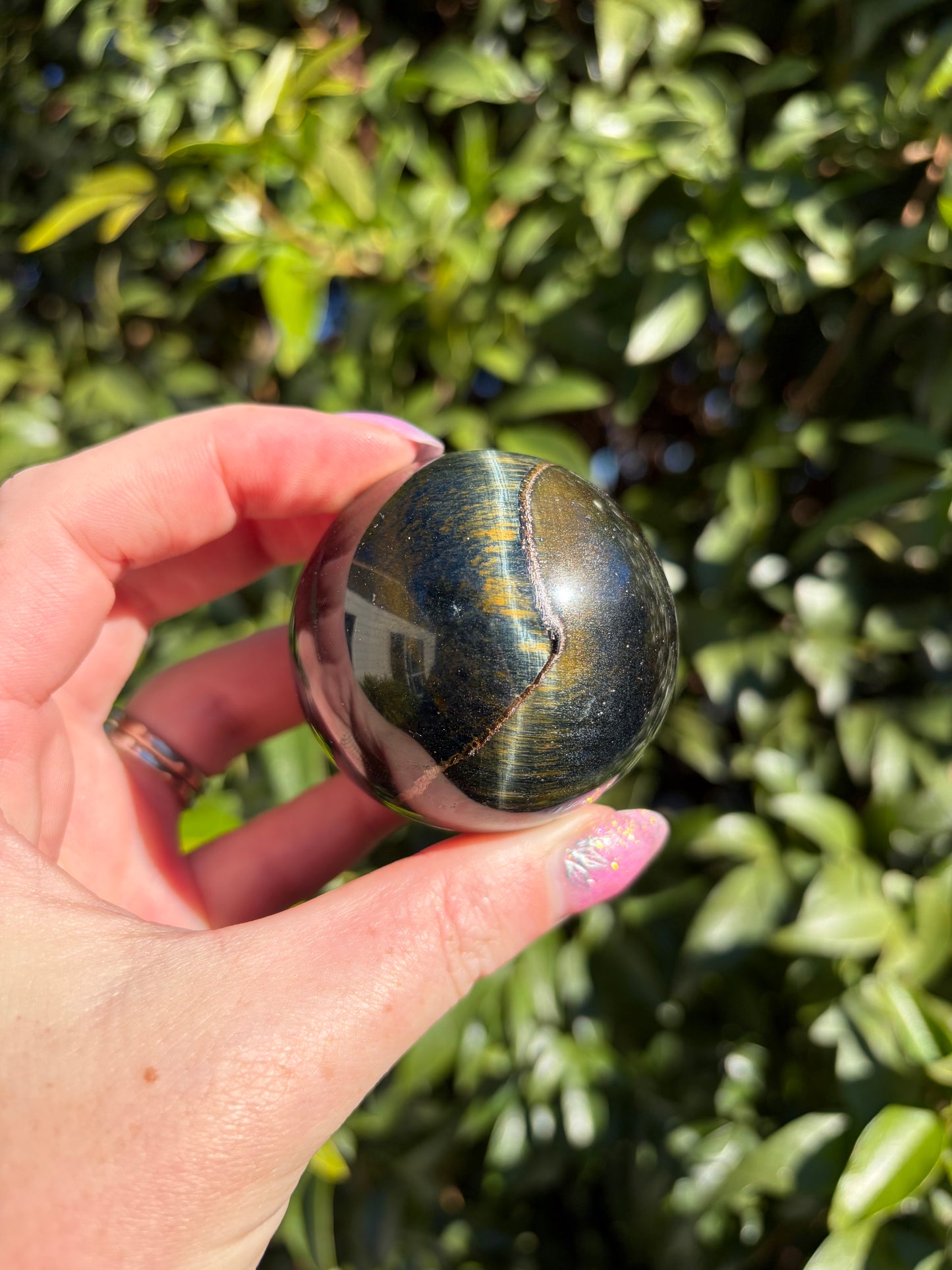 Blue Tigers Eye Sphere A