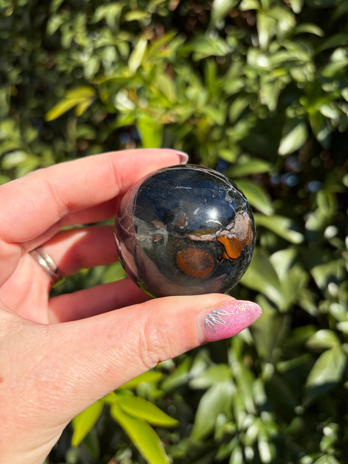Blue Tigers Eye Sphere B