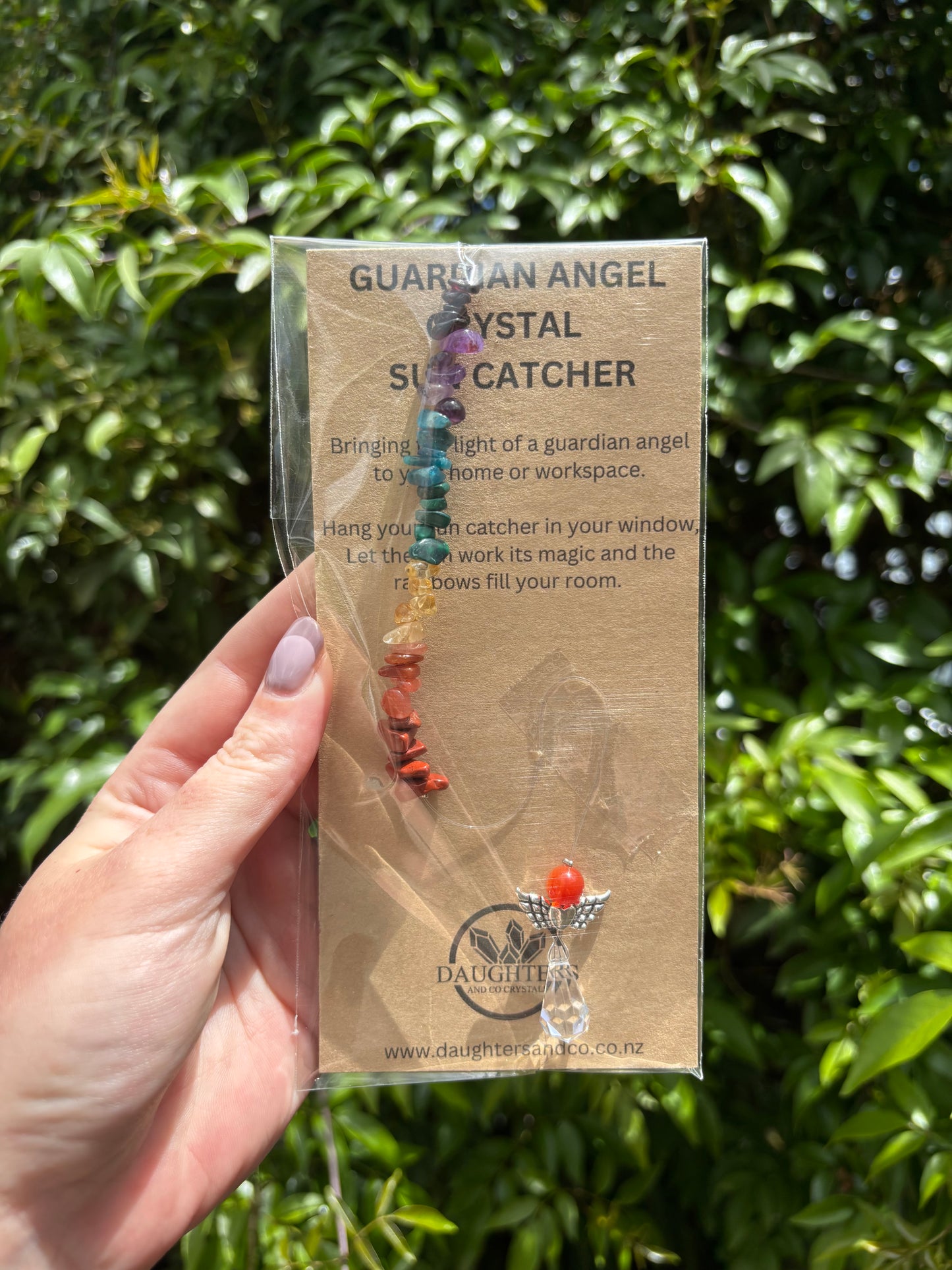 Chakra x7 Crystals | Guardian Angel Sun Catcher
