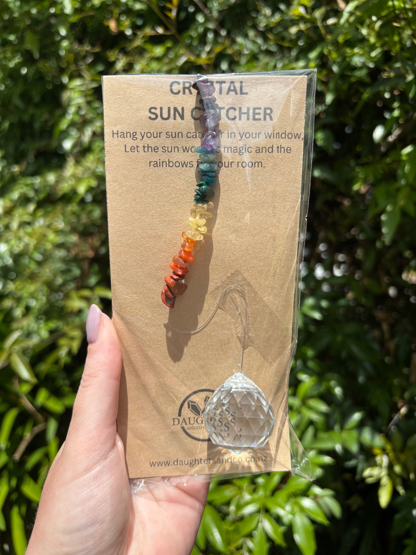 Chakra x7 Crystals | Sphere Sun Catcher