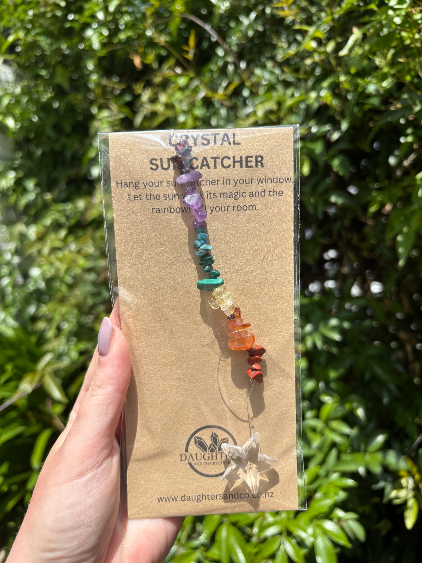 Chakra x7 Crystals | Star Sun Catcher
