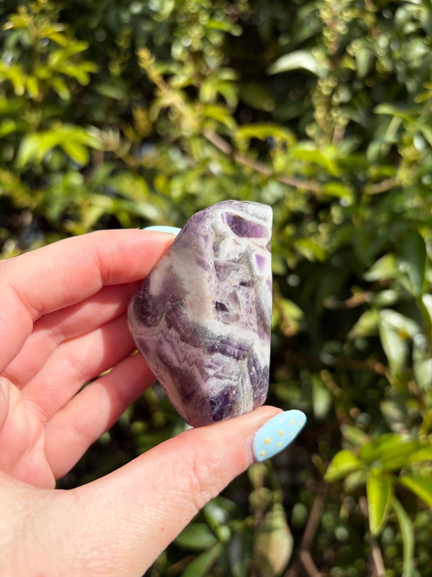 Chevron Amethyst Free Form Piece B
