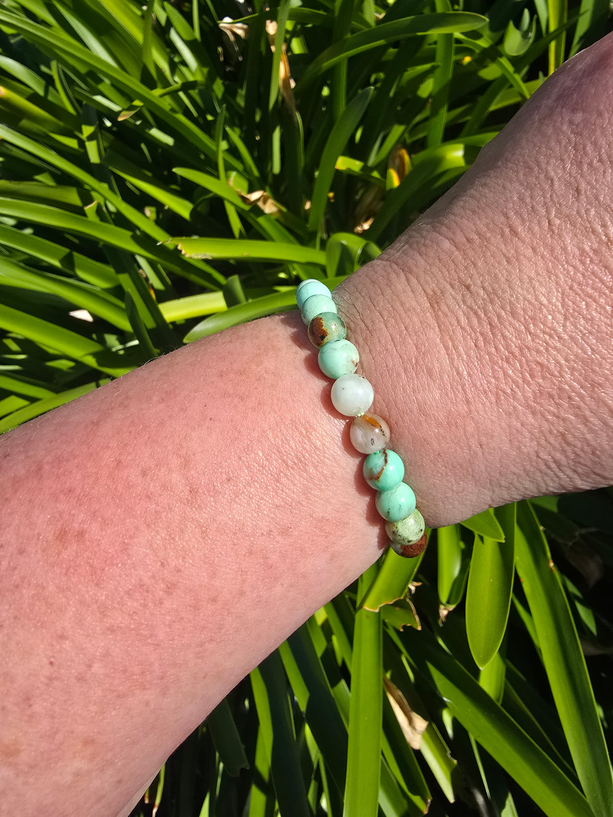 Chrysoprase | Round Bead Bracelet 6 mm