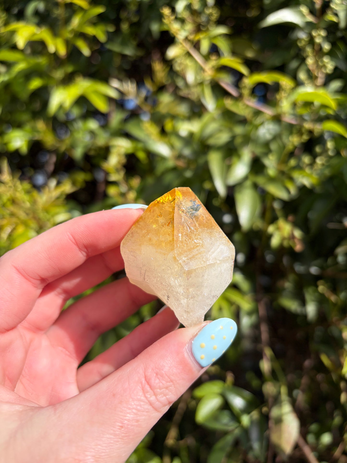 Citrine Semi Polished Point A