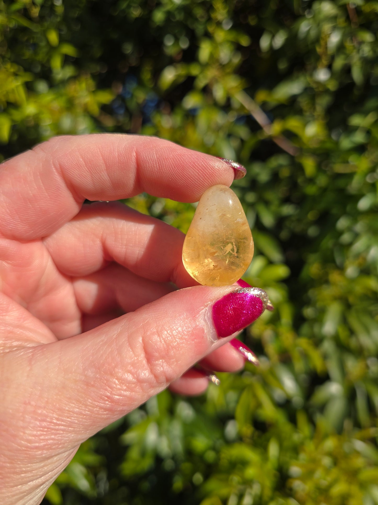 Citrine Tumbled Stone Small
