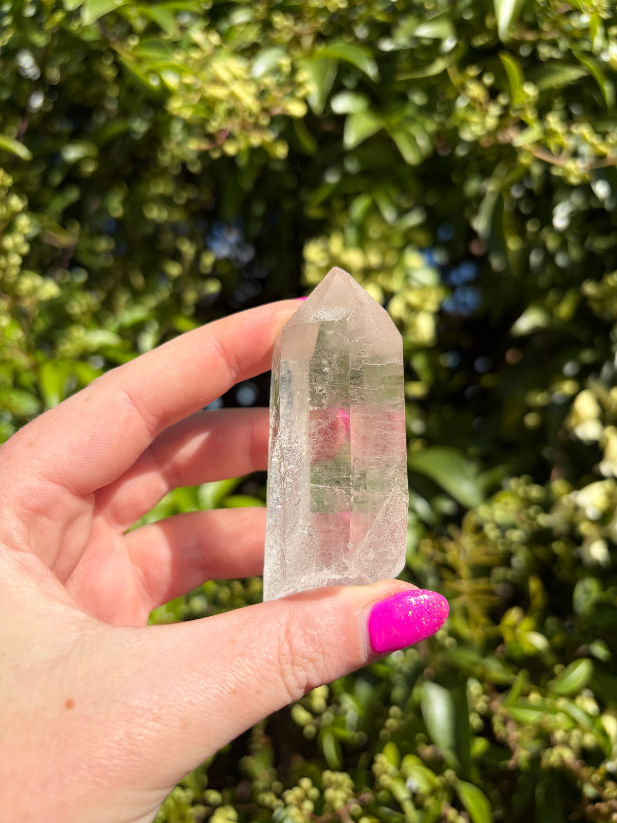 Clear Quartz Semi Polished Point B