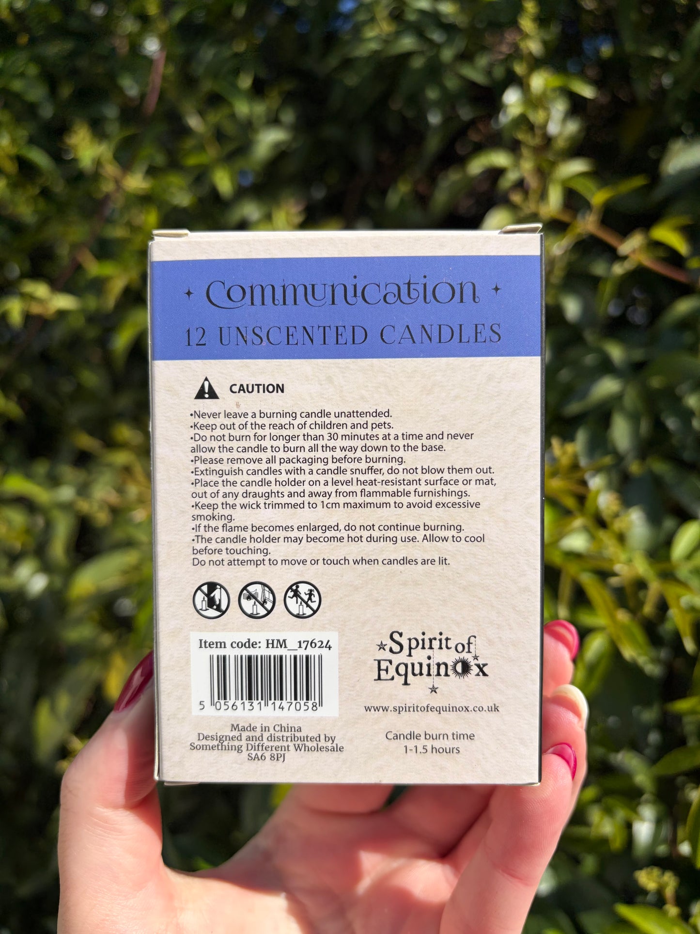 Dark Blue COMMUNICATION Spell Candles x12