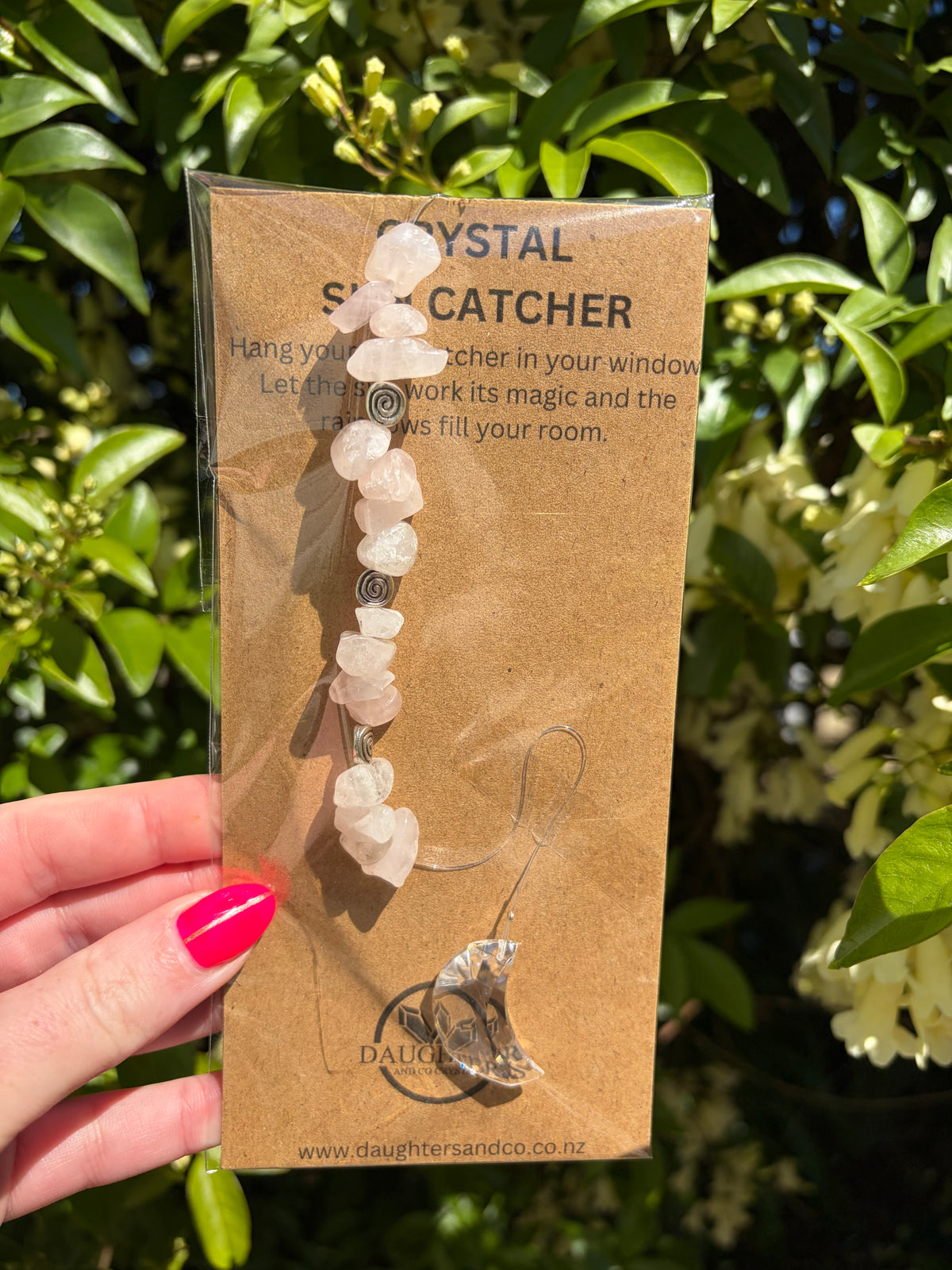 Rose Quartz | Moon Sun Catcher B