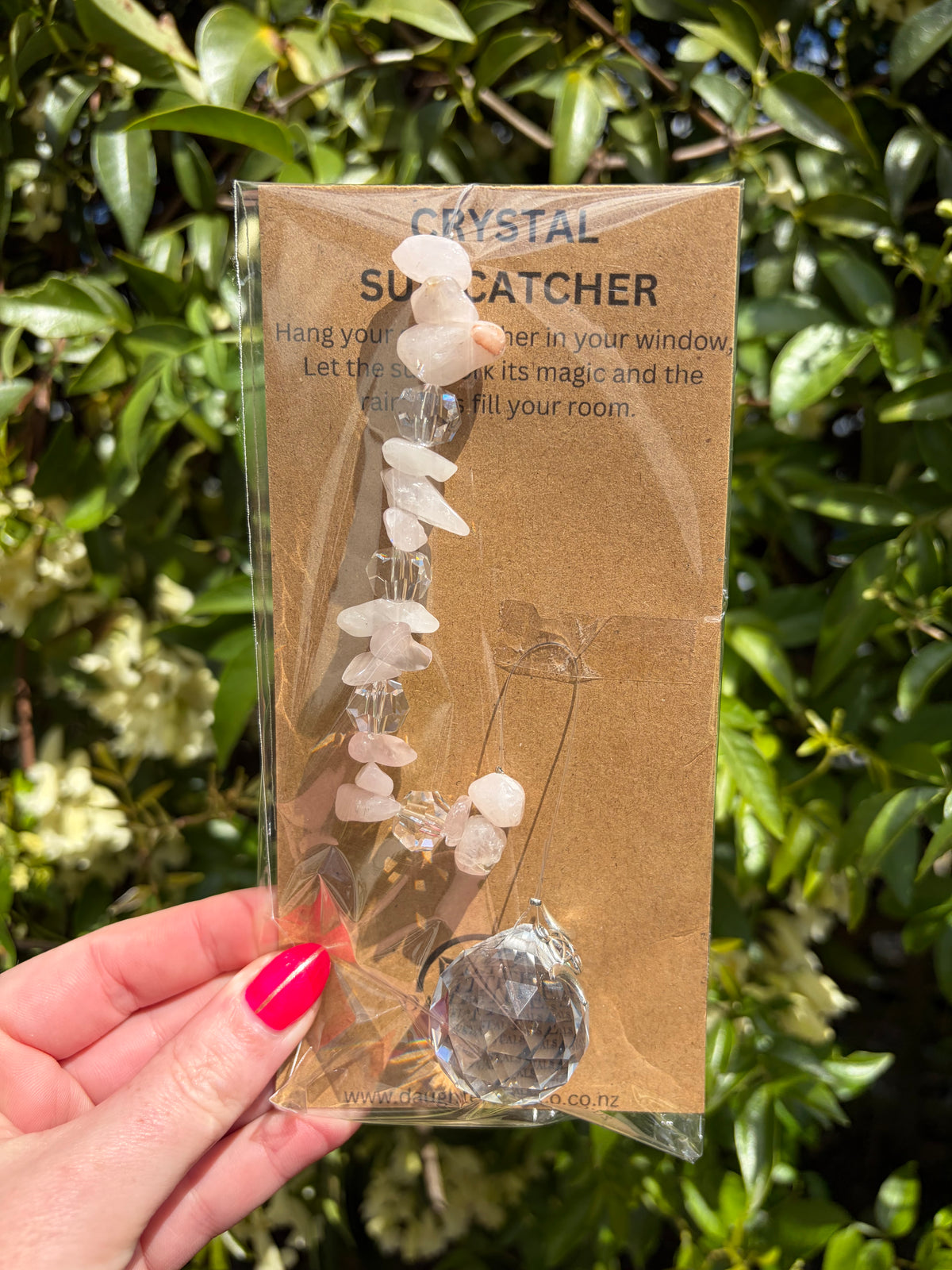 Rose Quartz | Sphere Sun Catcher