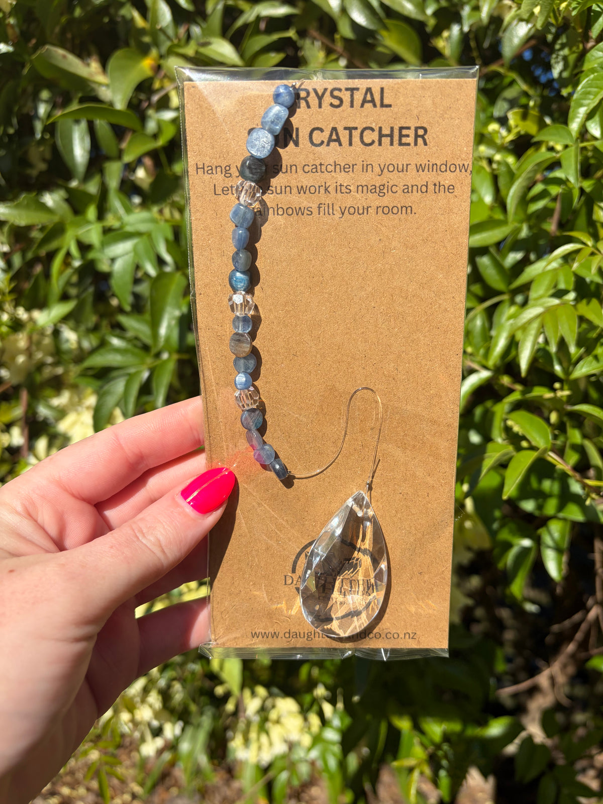 Blue Kyanite | Tear Drop Sun Catcher