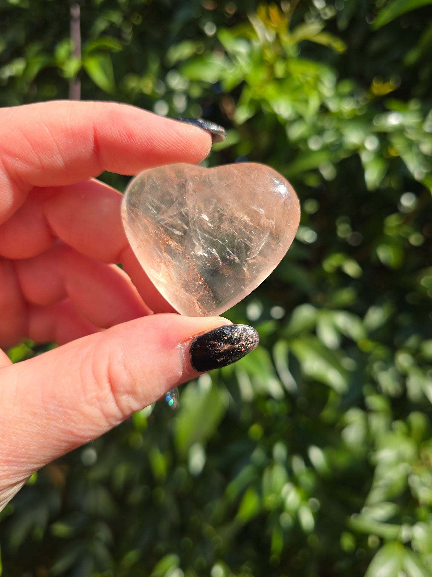 Fire Quartz Small Heart