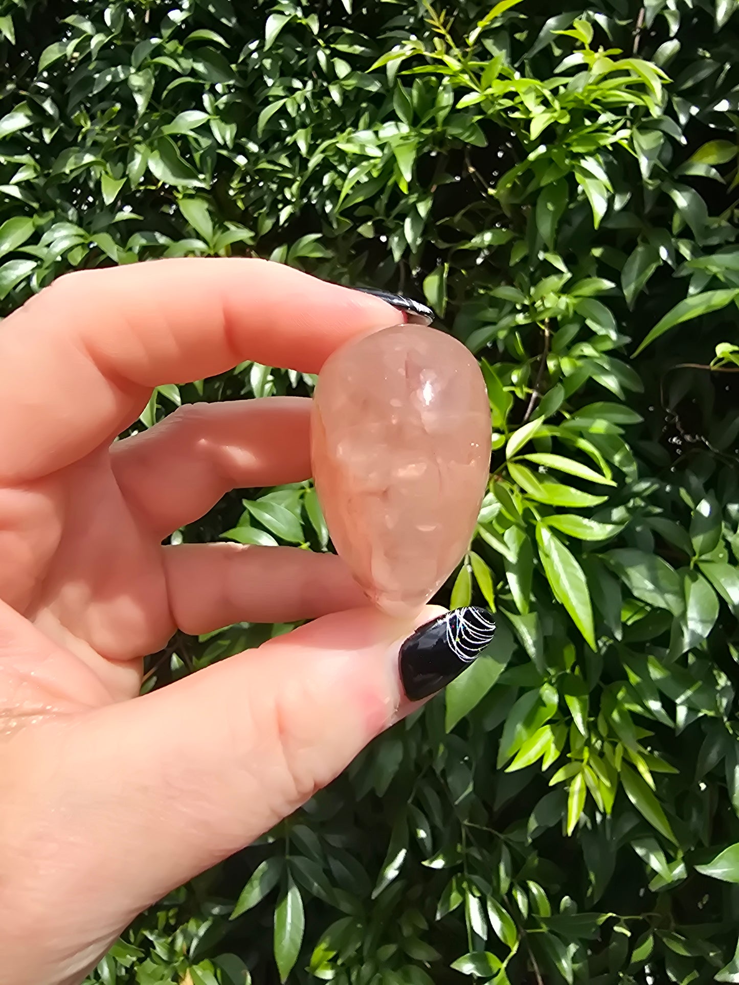 Fire Quartz Large Heart