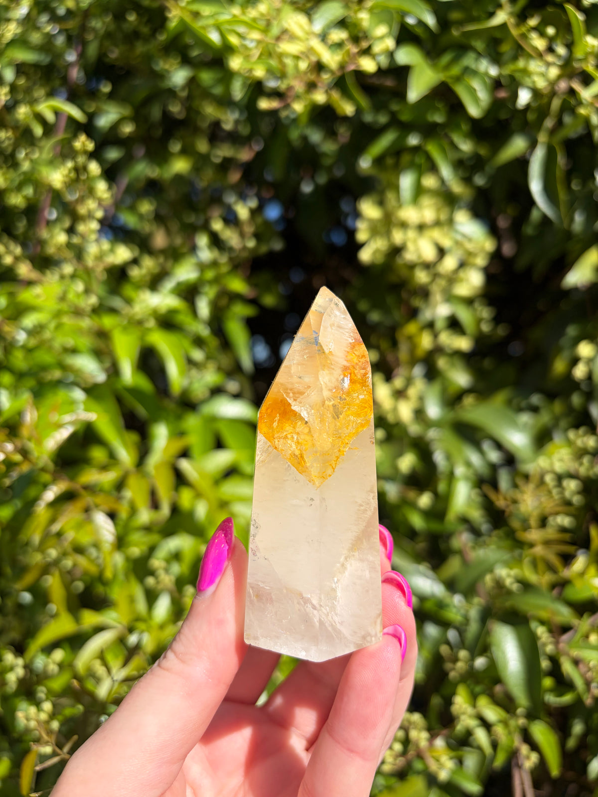 Golden Healer & Girasol Quartz Point B