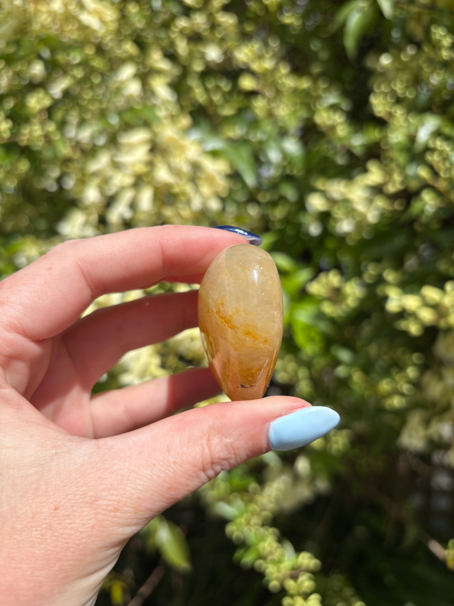 Golden Healer Quartz Polished Heart C