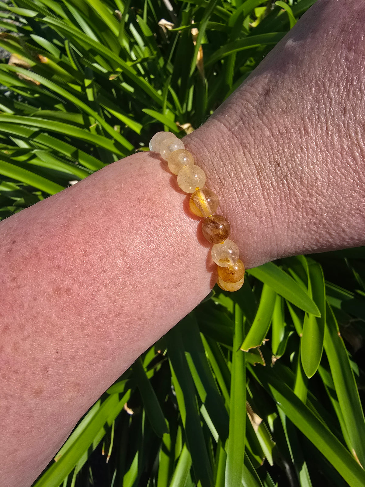 Golden Healer Quartz | Round Bead Bracelet 8 mm