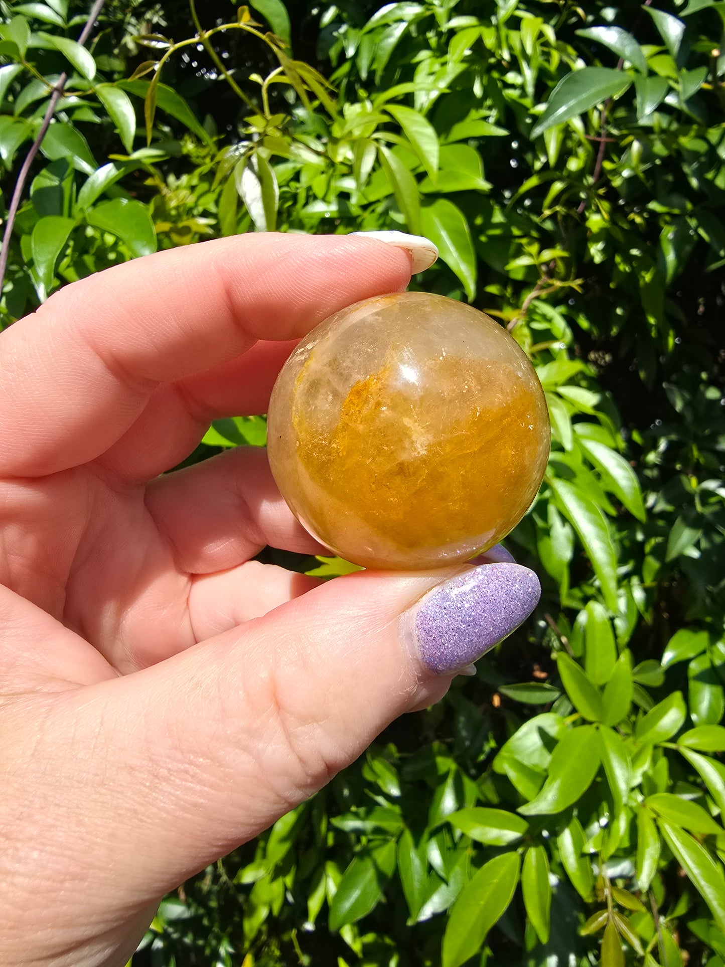 Golden Healer Quartz Sphere D
