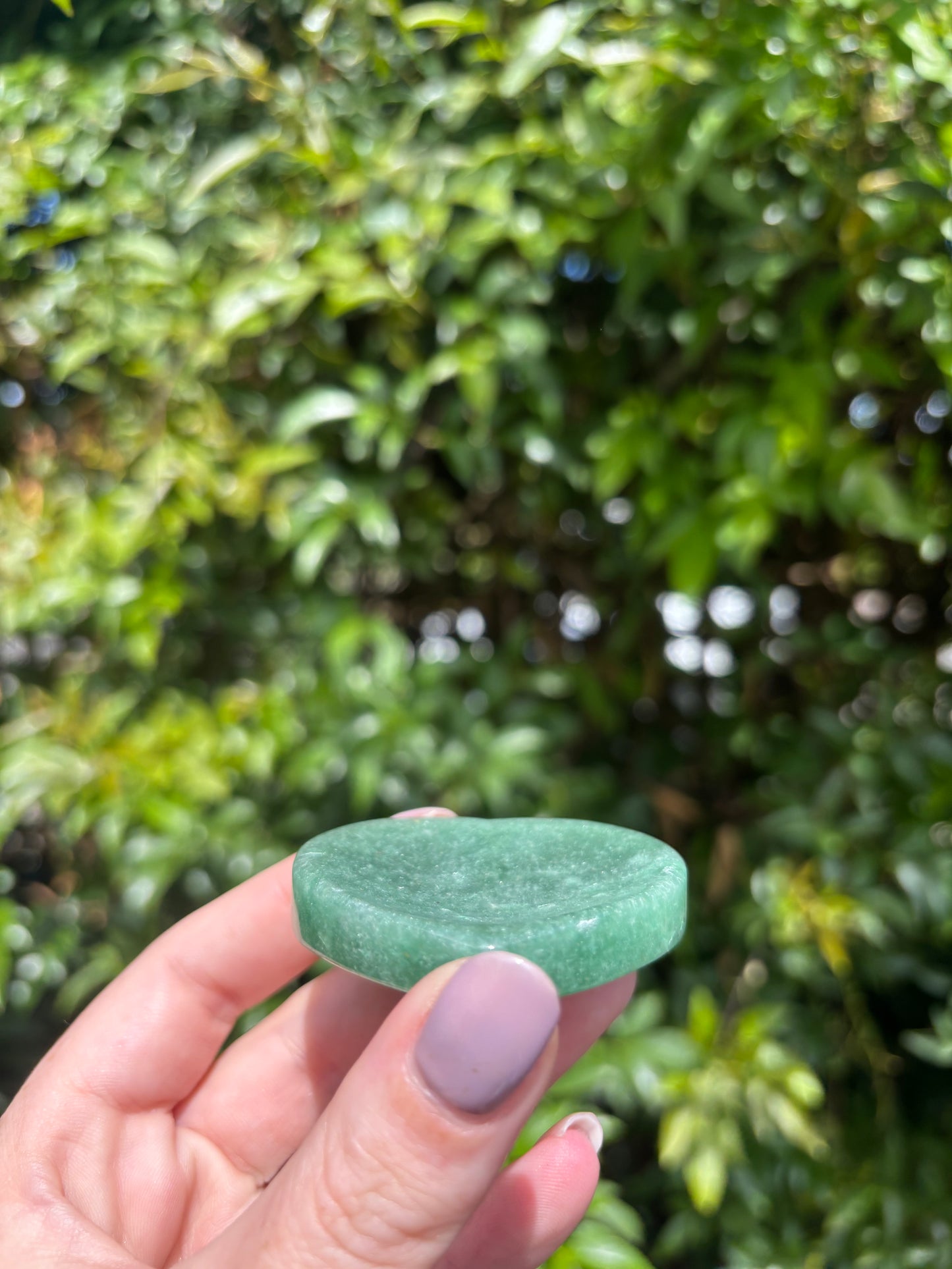 Green Aventurine Mini Heart Dish D