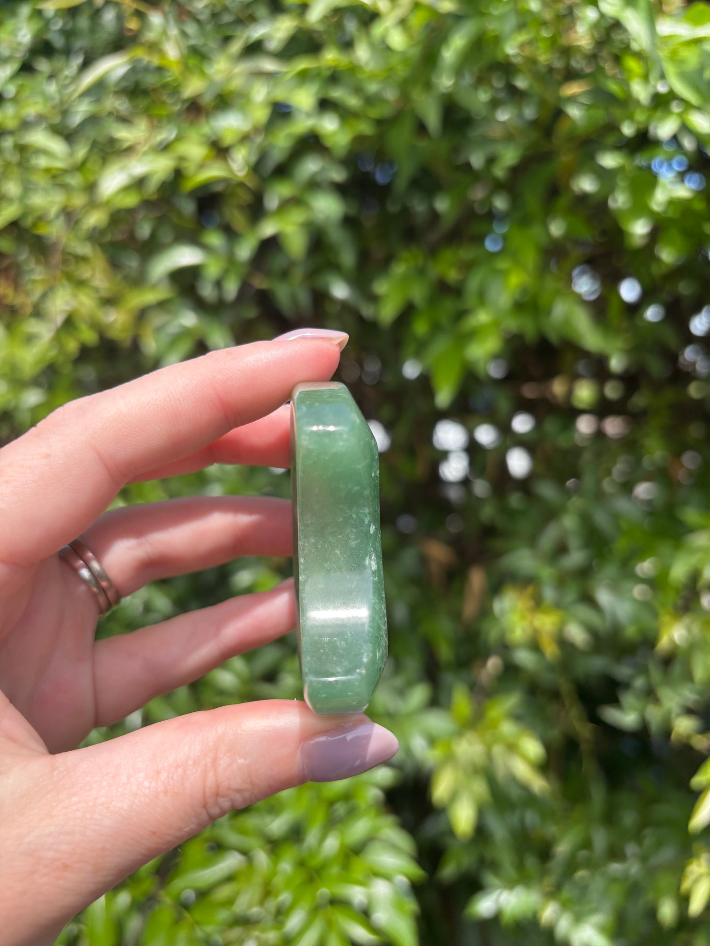 Green Aventurine Mini Moon Dish A