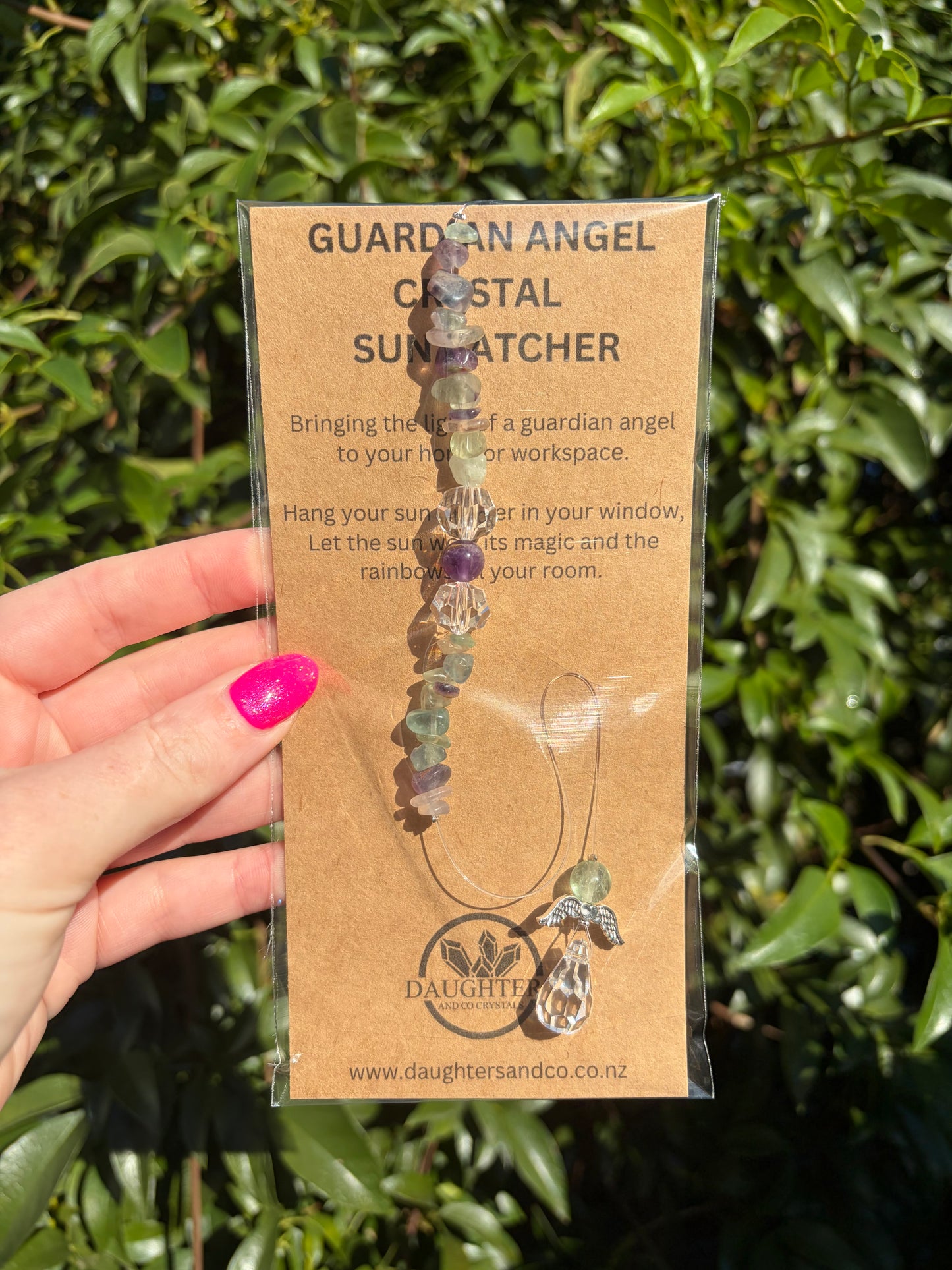 Rainbow Fluorite | Guardian Angel Sun Catcher A