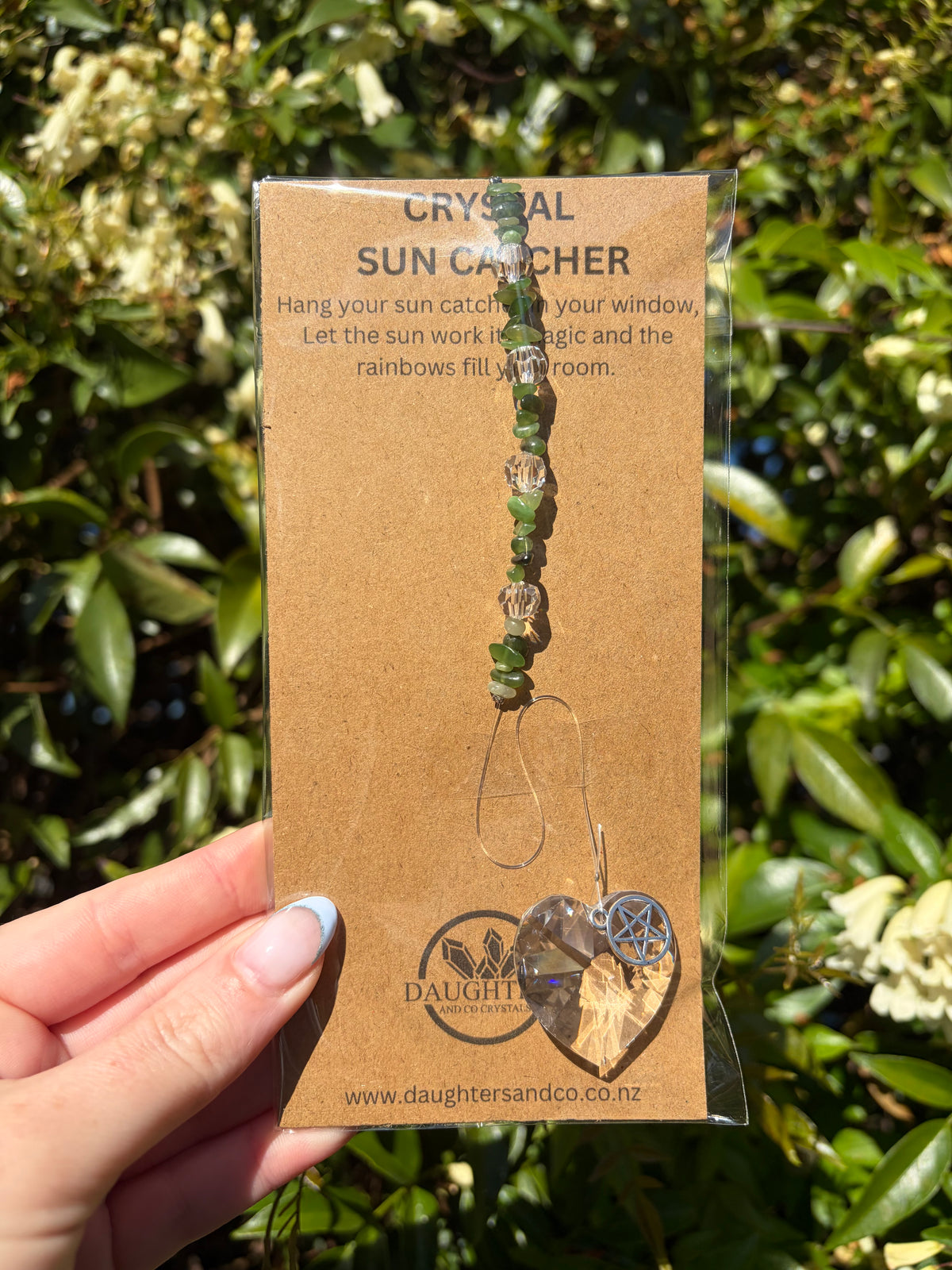 Jade | Heart Sun Catcher