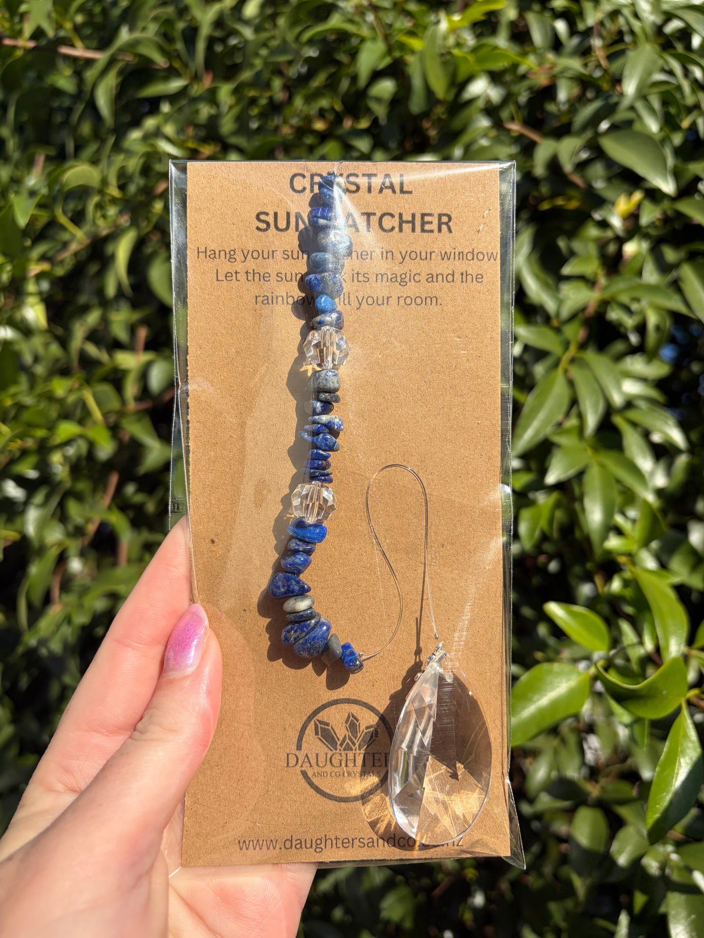 Lapis Lazuli | Tear Drop Sun Catcher