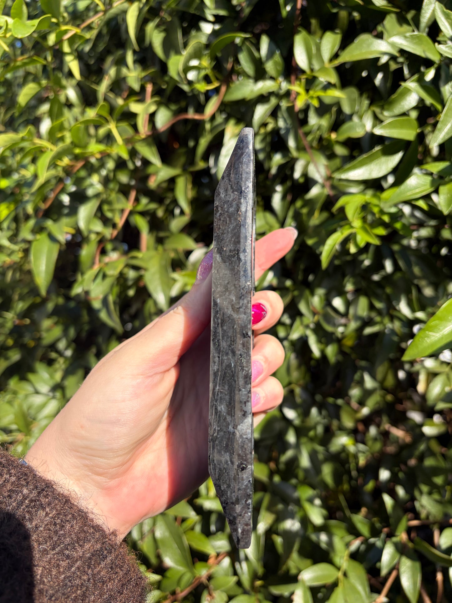 Larvikite Rectangle Tray A