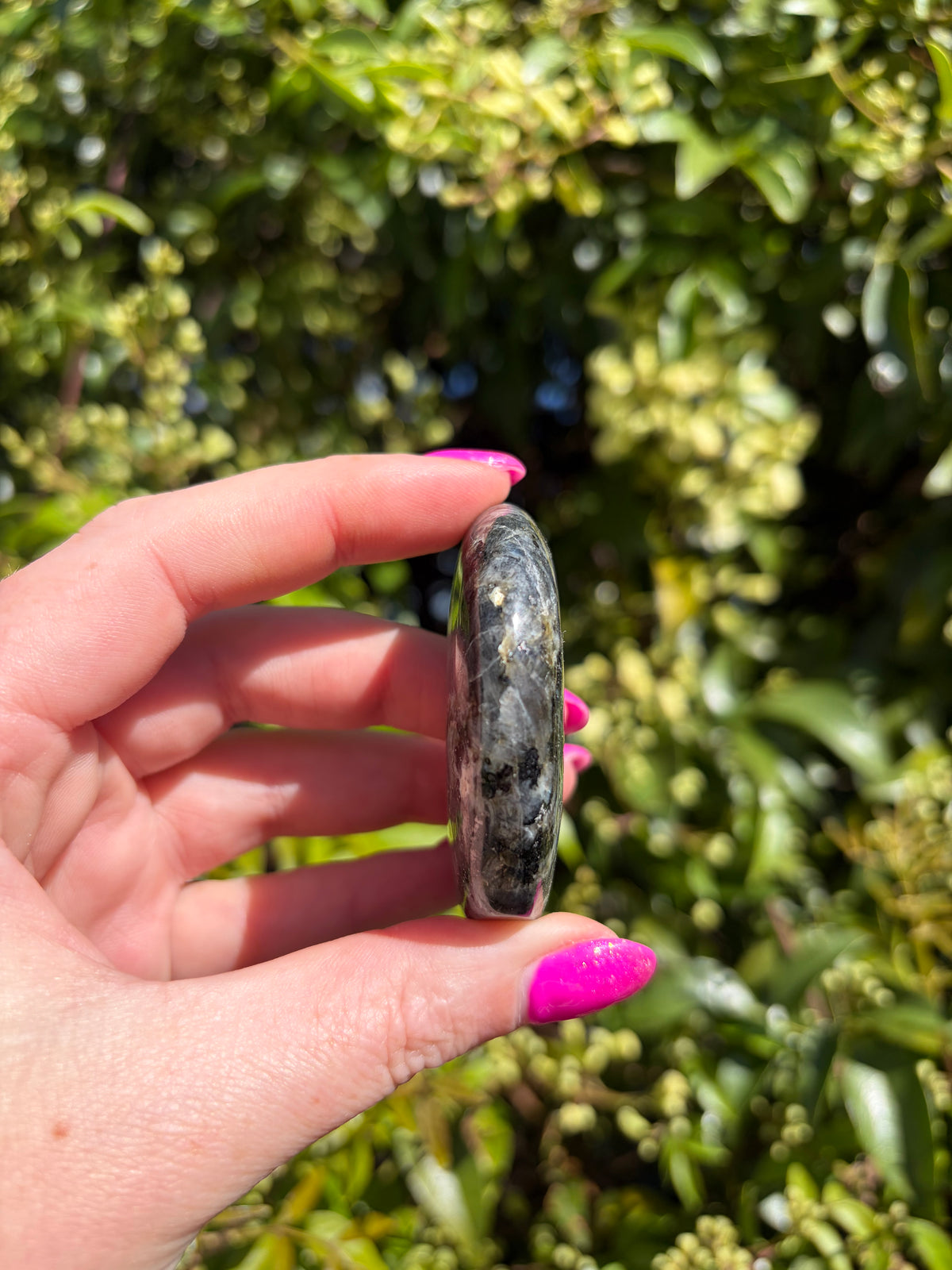 Larvikite Self Standing Moon A