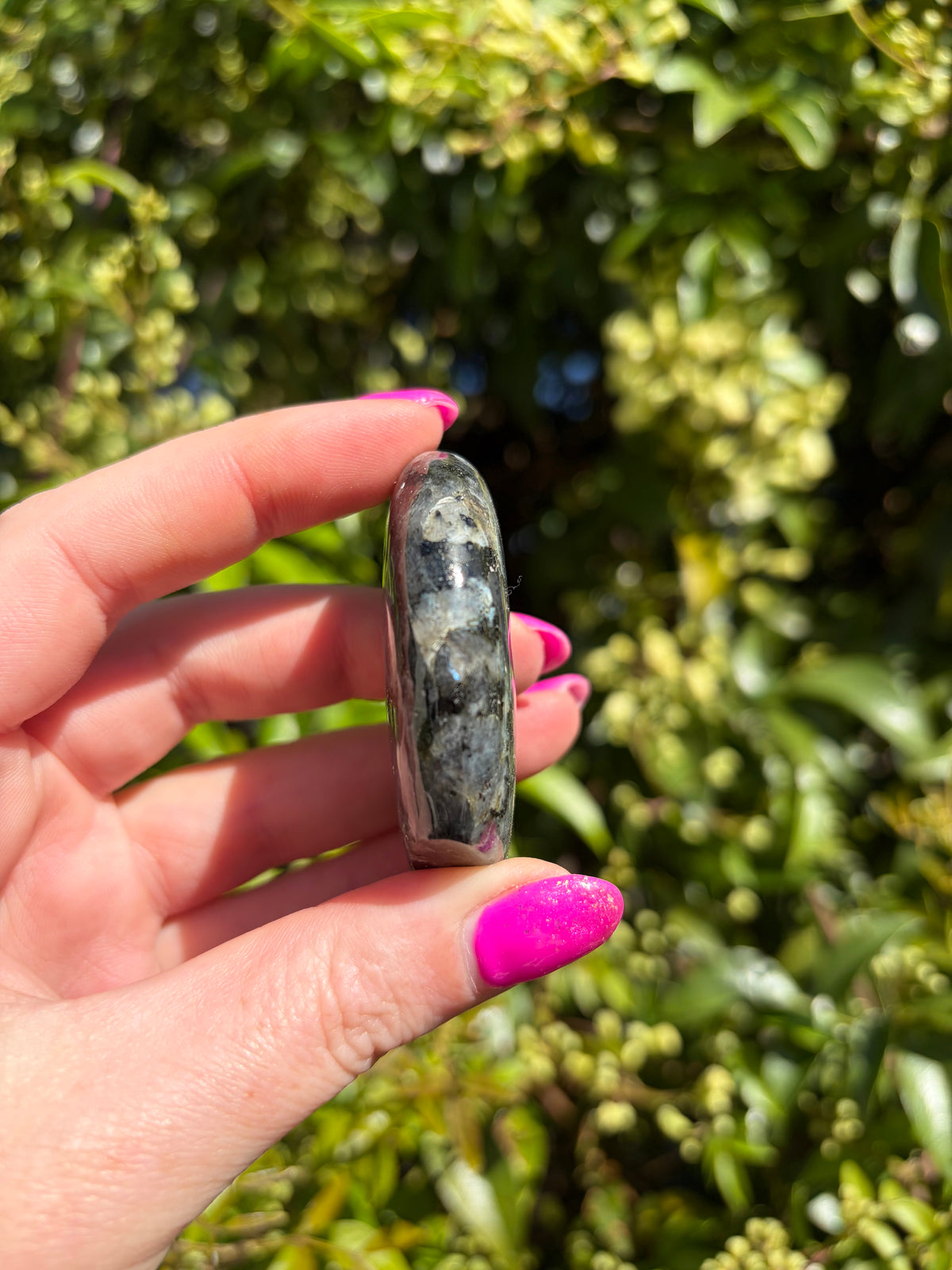 Larvikite Self Standing Moon B