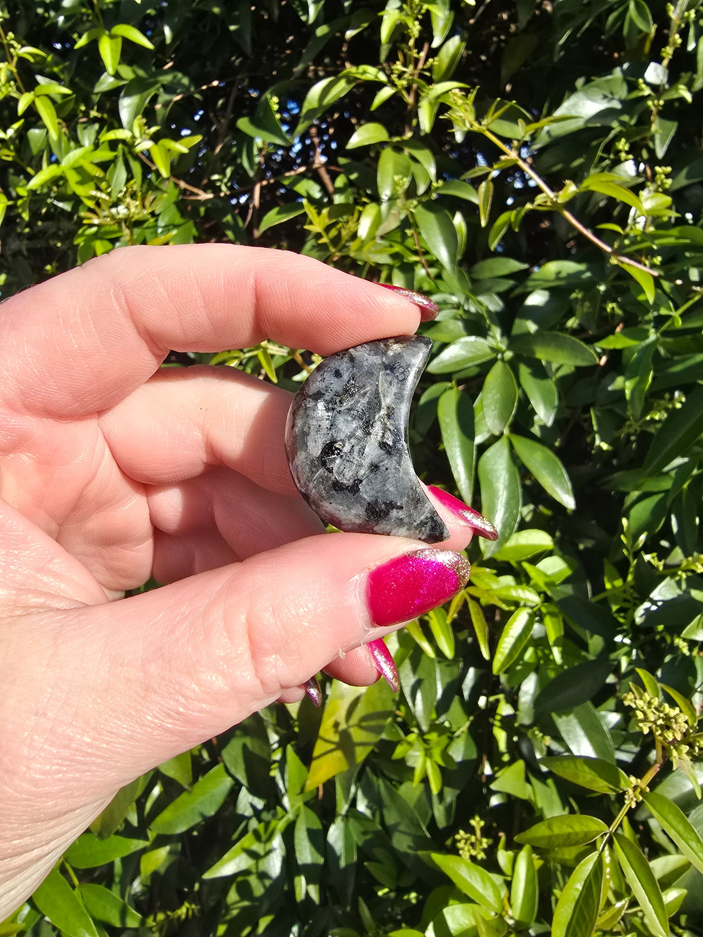 Larvikite Small Moon