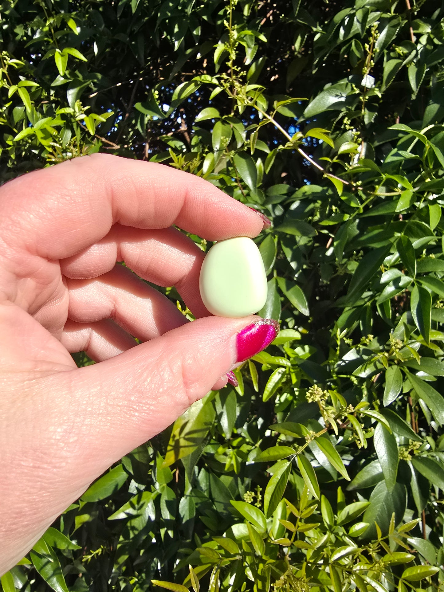 Lemon Chrysoprase Tumbled Stone