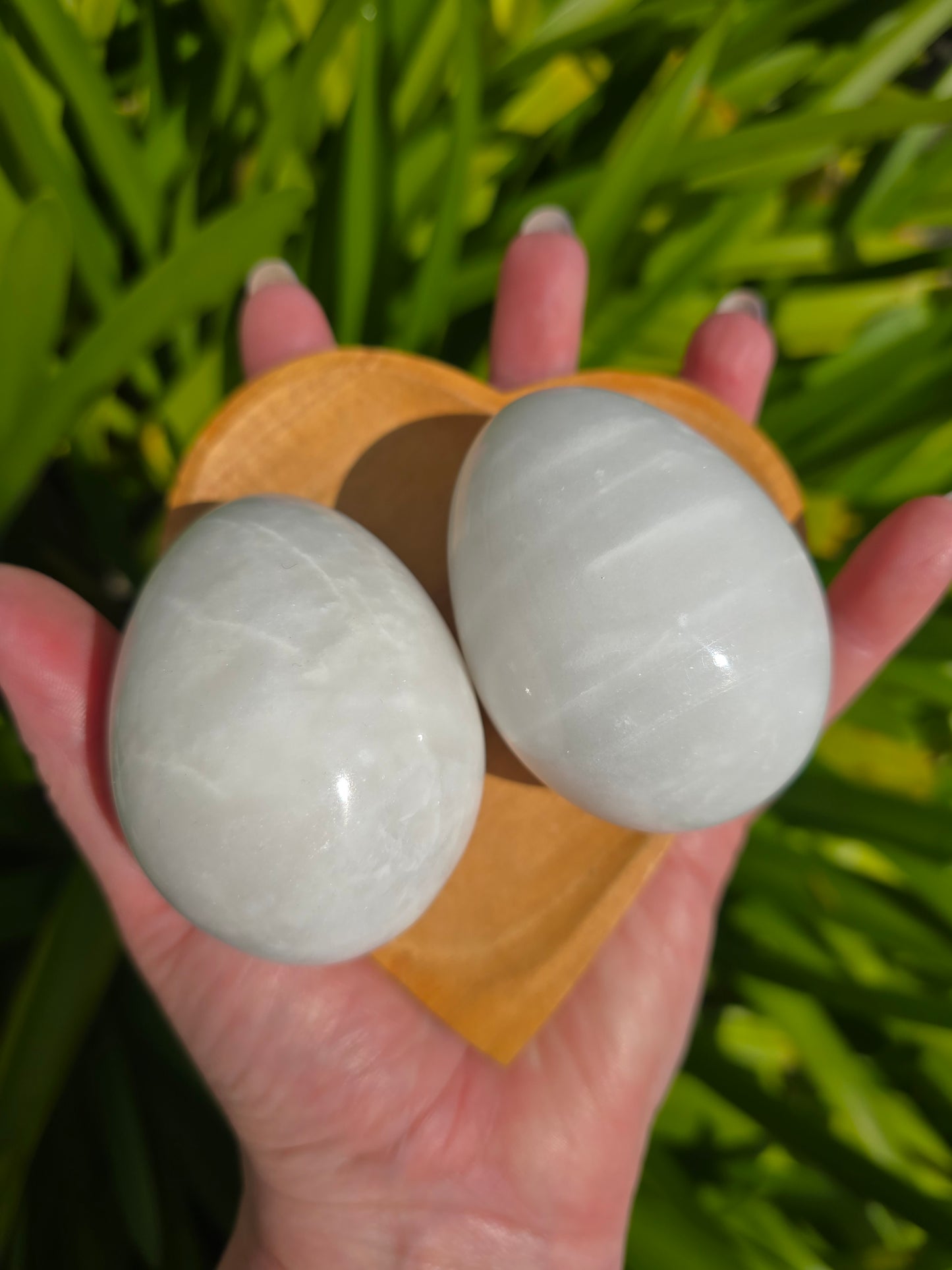 Light Grey Marble Egg
