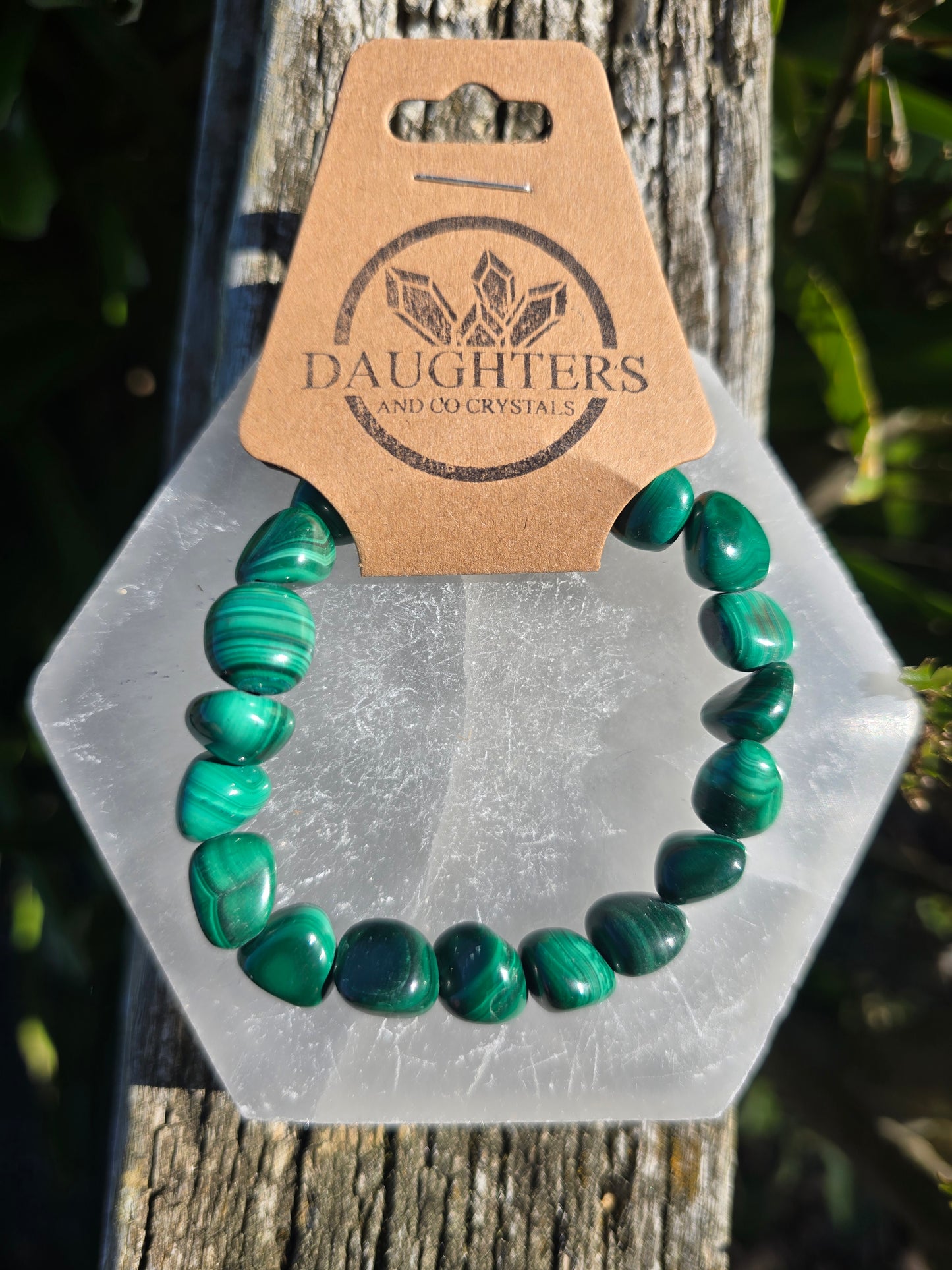 Malachite | Nugget Bead Bracelet
