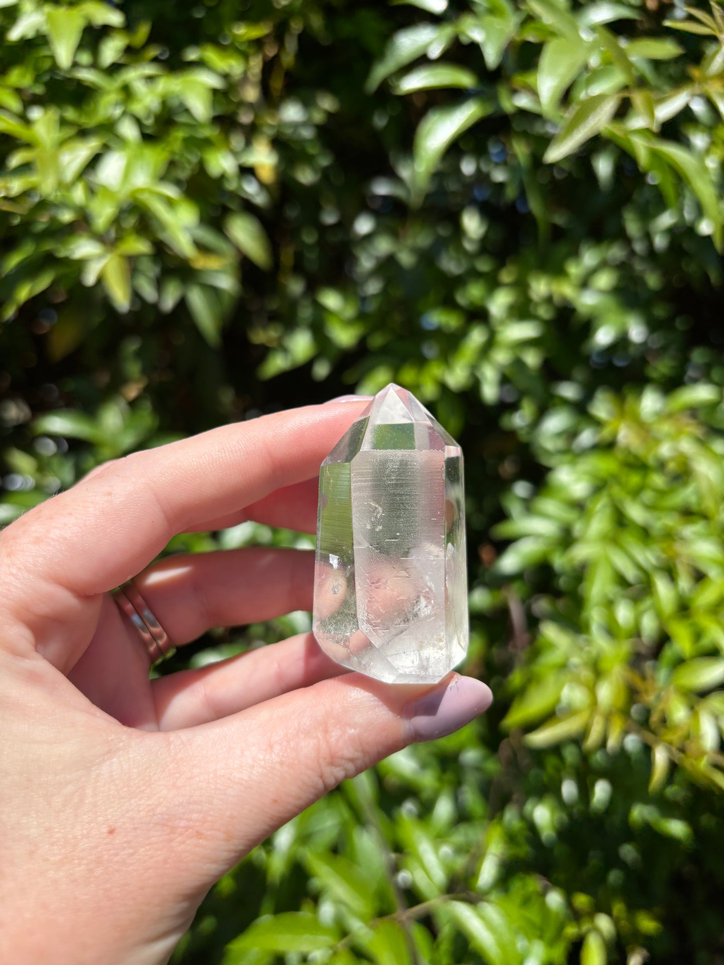Manifestation Lemurian Quartz Polished Point A