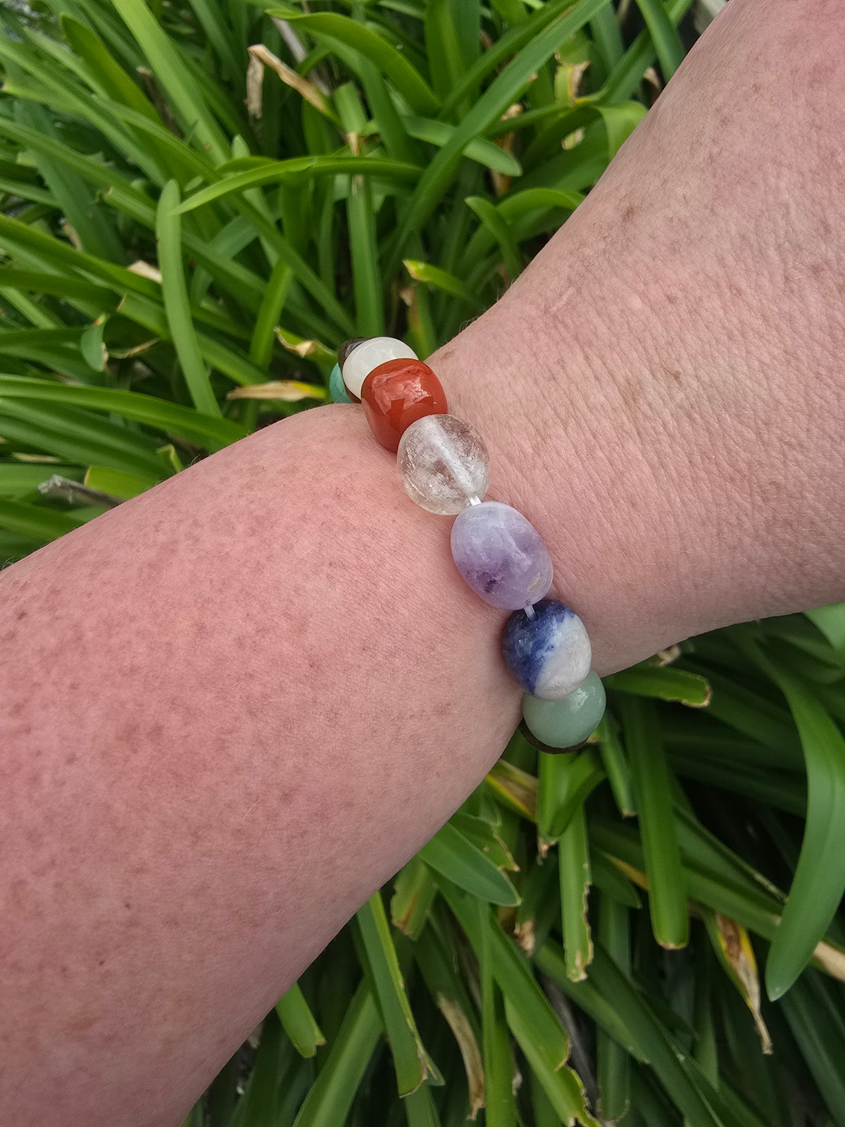 Mixed Crystal | Nugget Bead Bracelet 10 mm