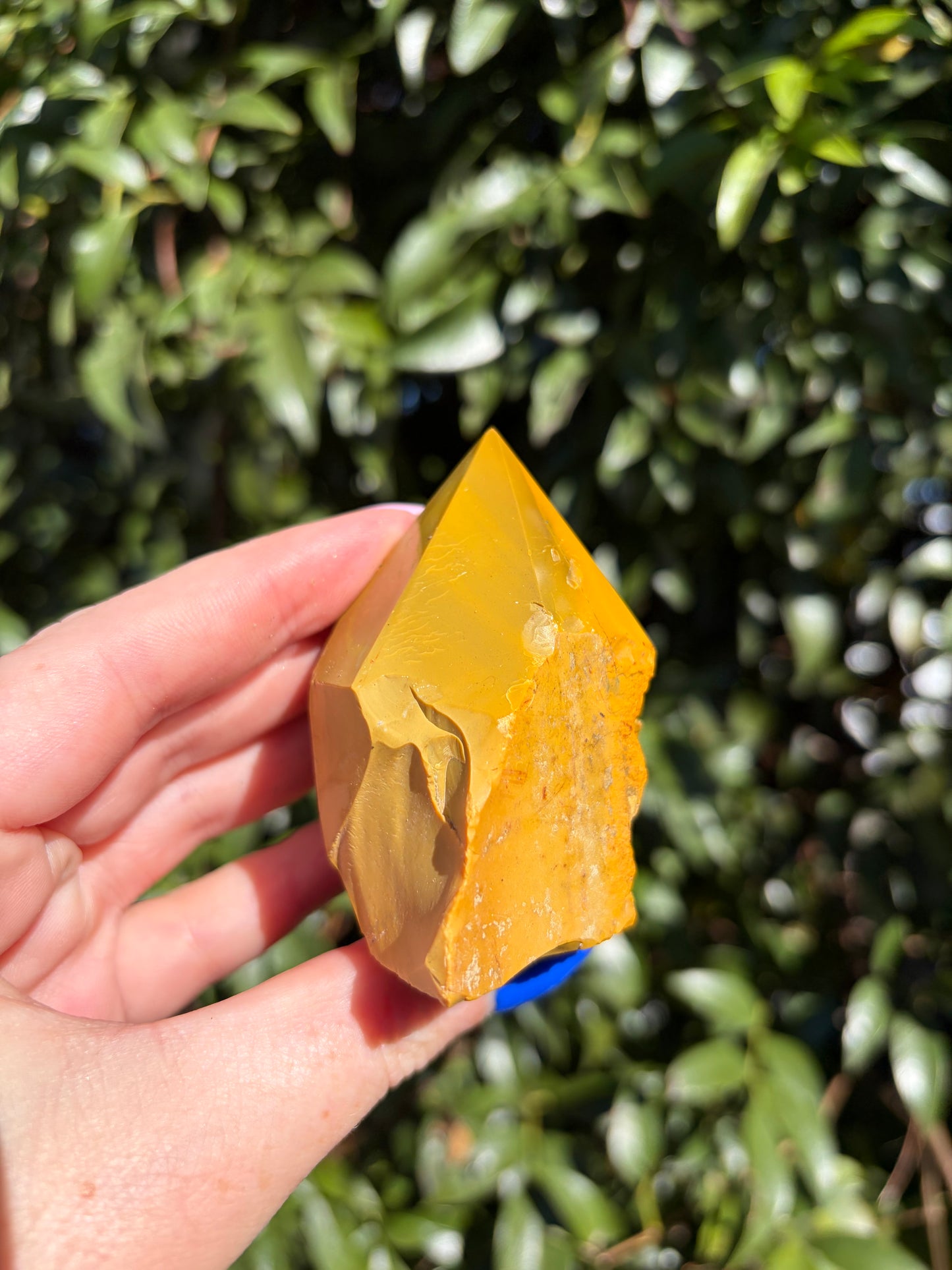 Mookaite Jasper Semi Polished Point A "CHIPPED"