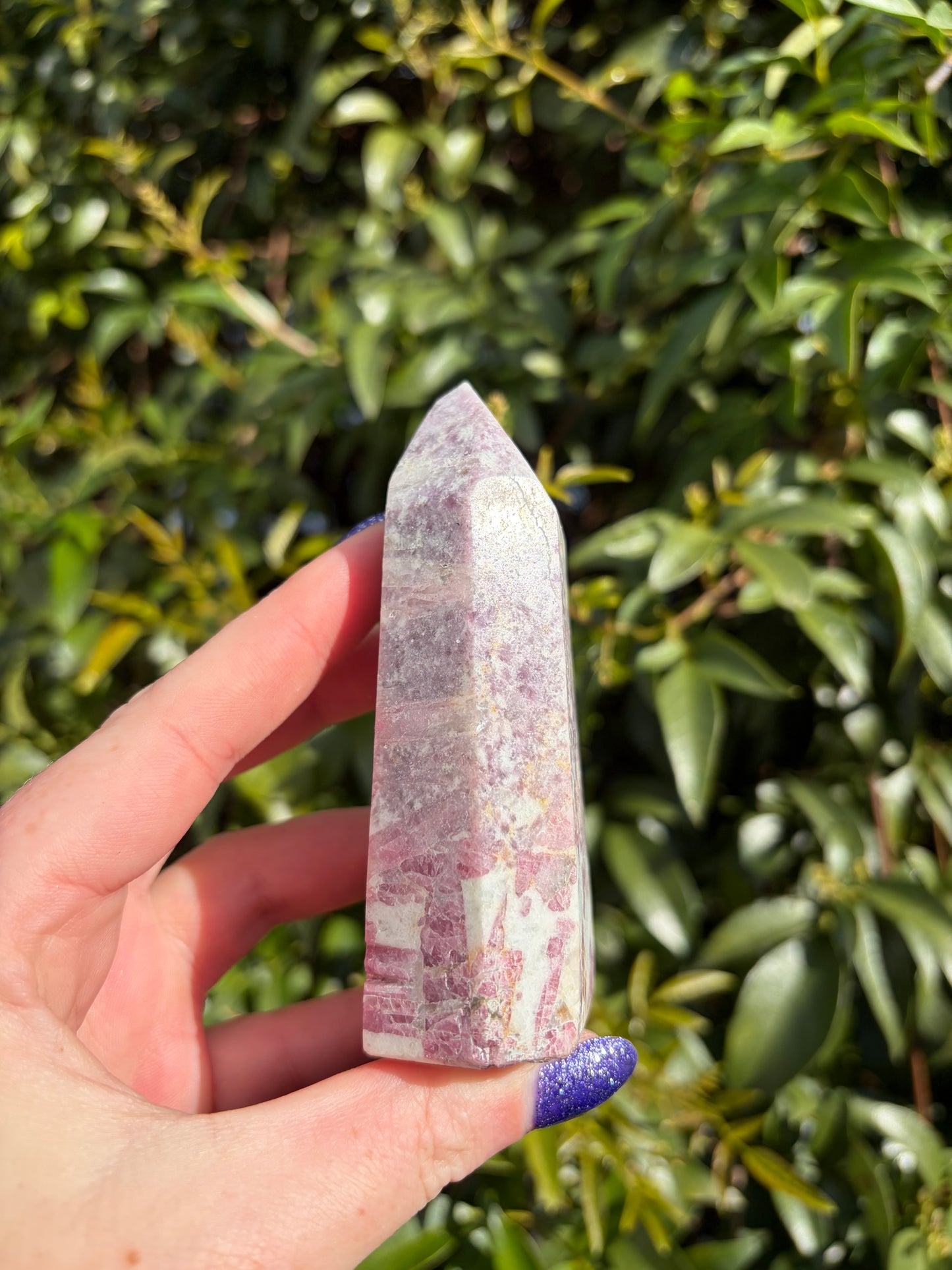 Pink Tourmaline Point A