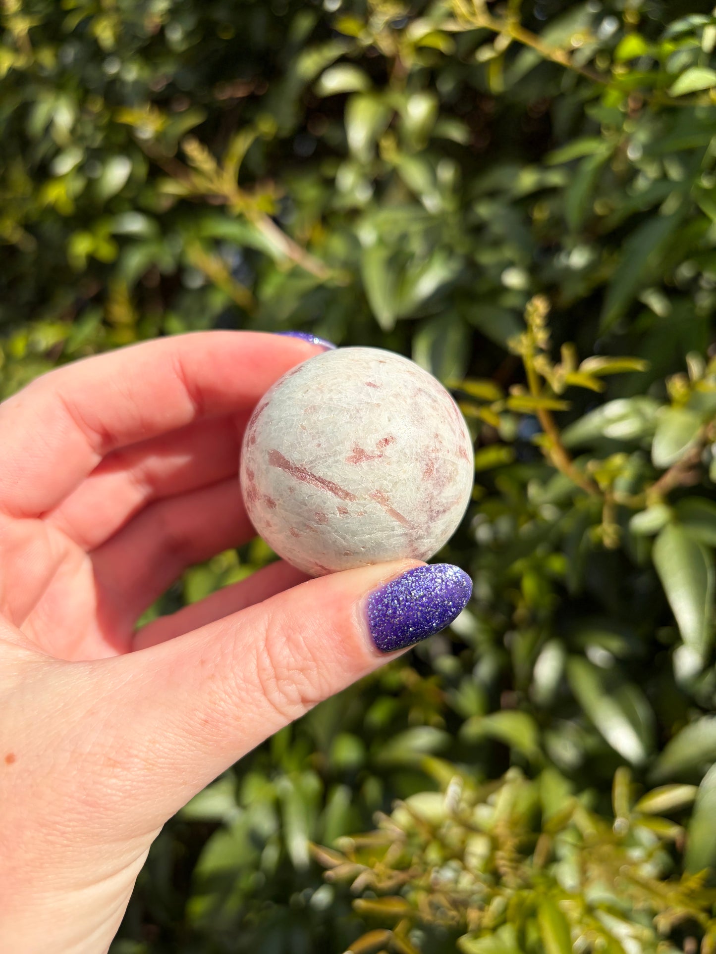 Pink Tourmaline Sphere B