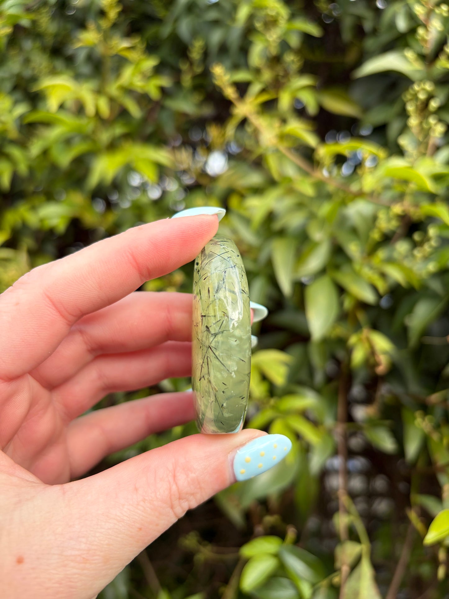 Prehnite Self Standing Moon B